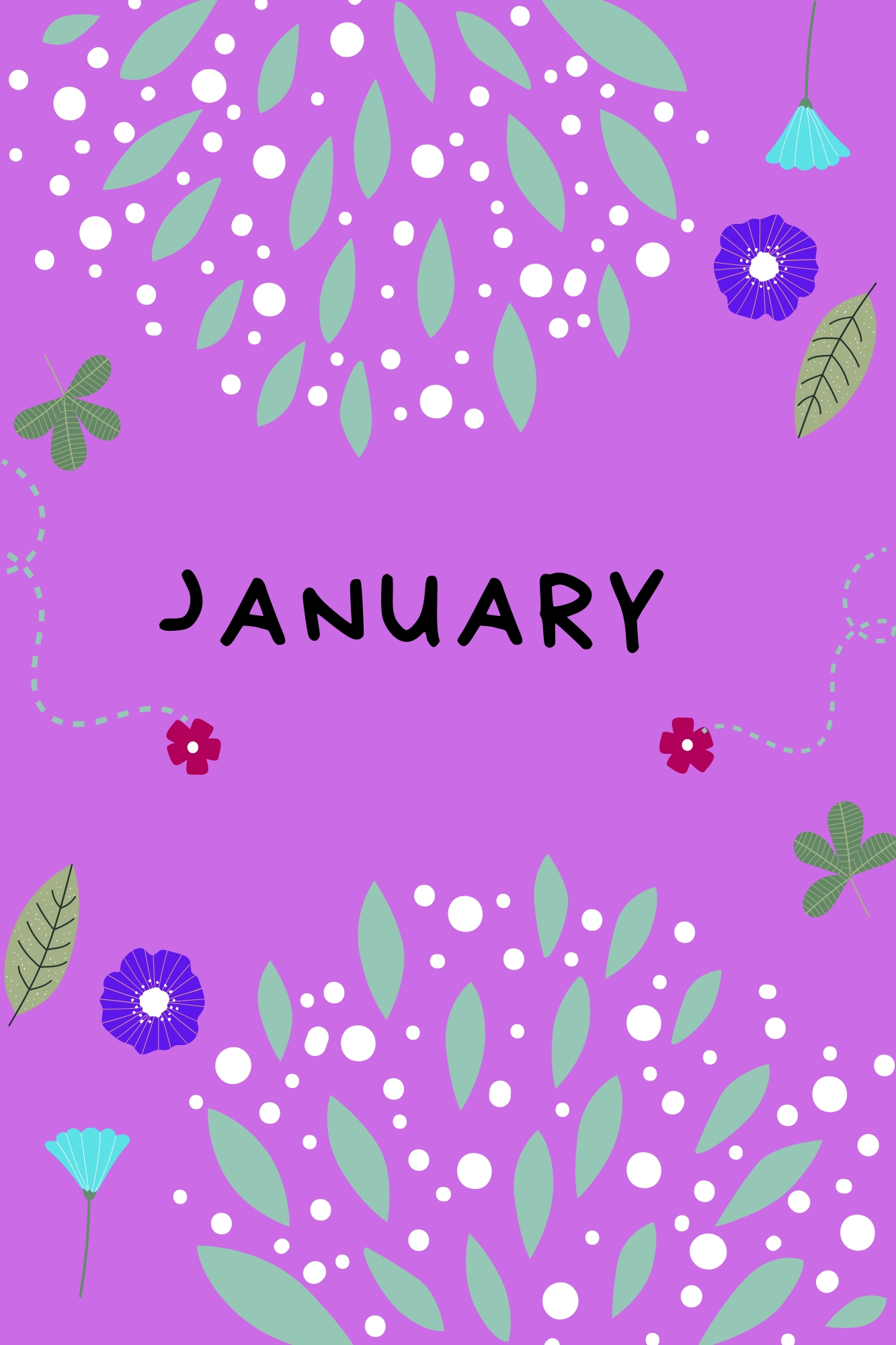 Undated Rainbow Planner