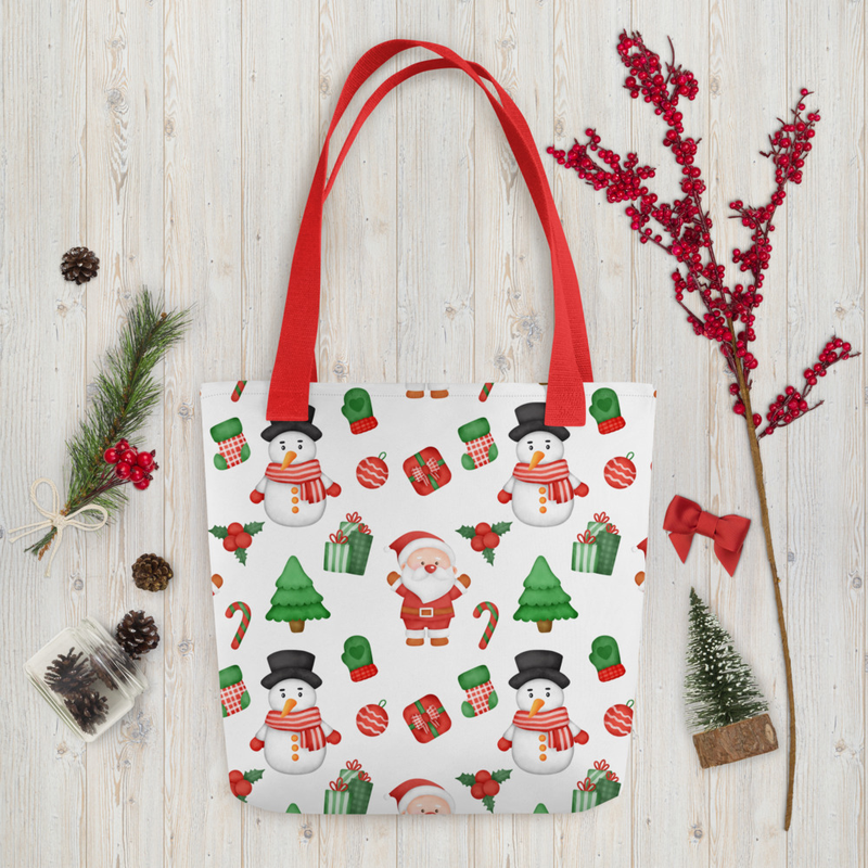 Christmas All-Over Print Tote Bag