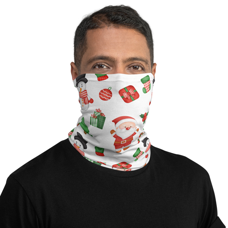 Christmas all over Neck Gaiter