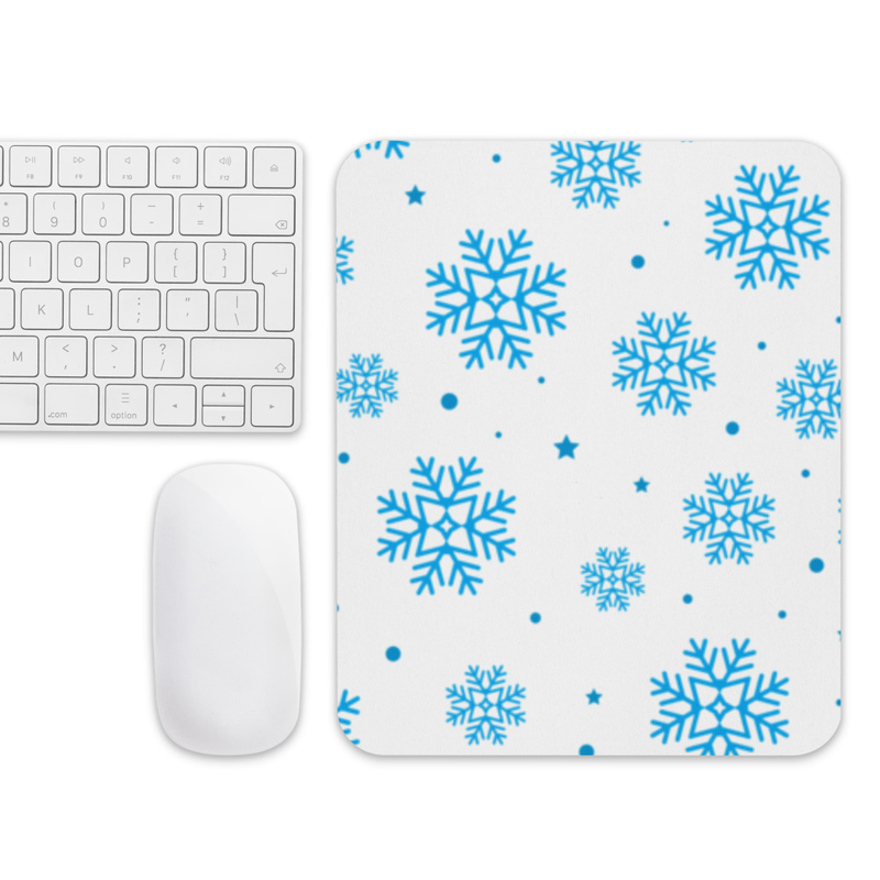  Snowflake Rectangular Mouse Pad 