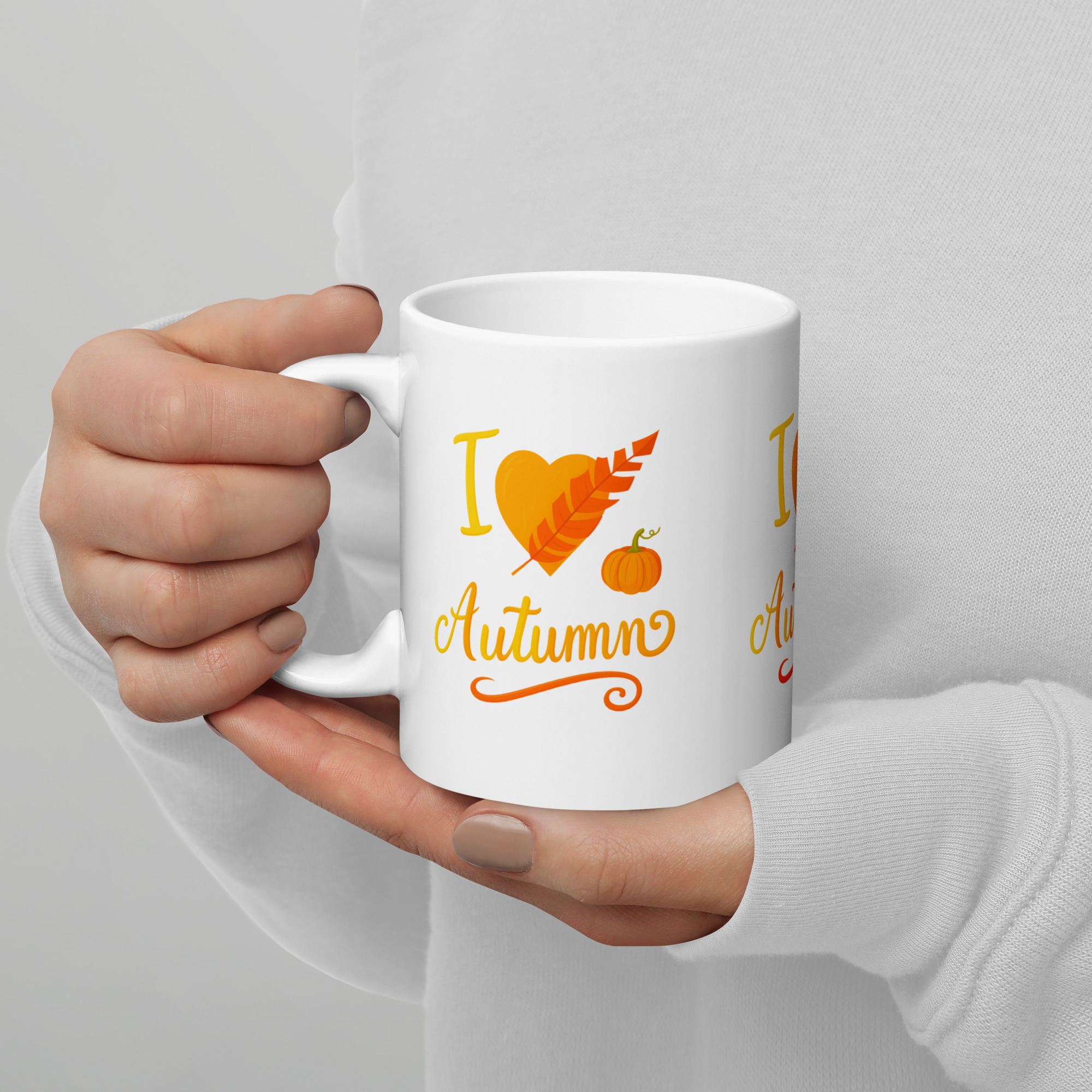 “I Love Autumn” Ceramic Mug 