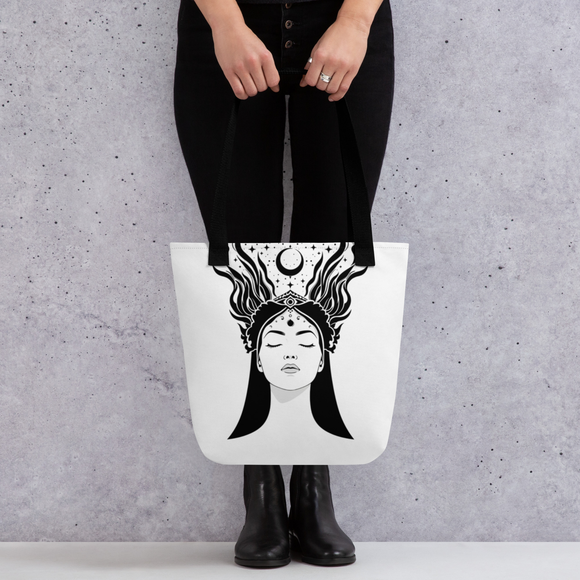 Divine Feminine Tote Bag – Energy Remembers What Words Forget