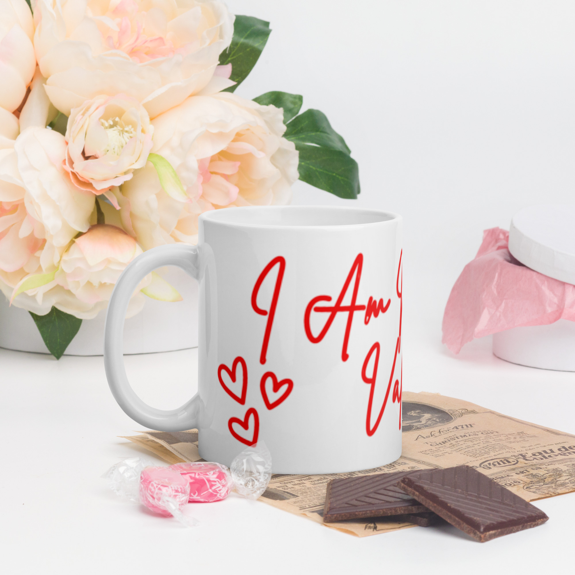 Self-Love Ceramic Mug – “I Am My Own Valentine” 