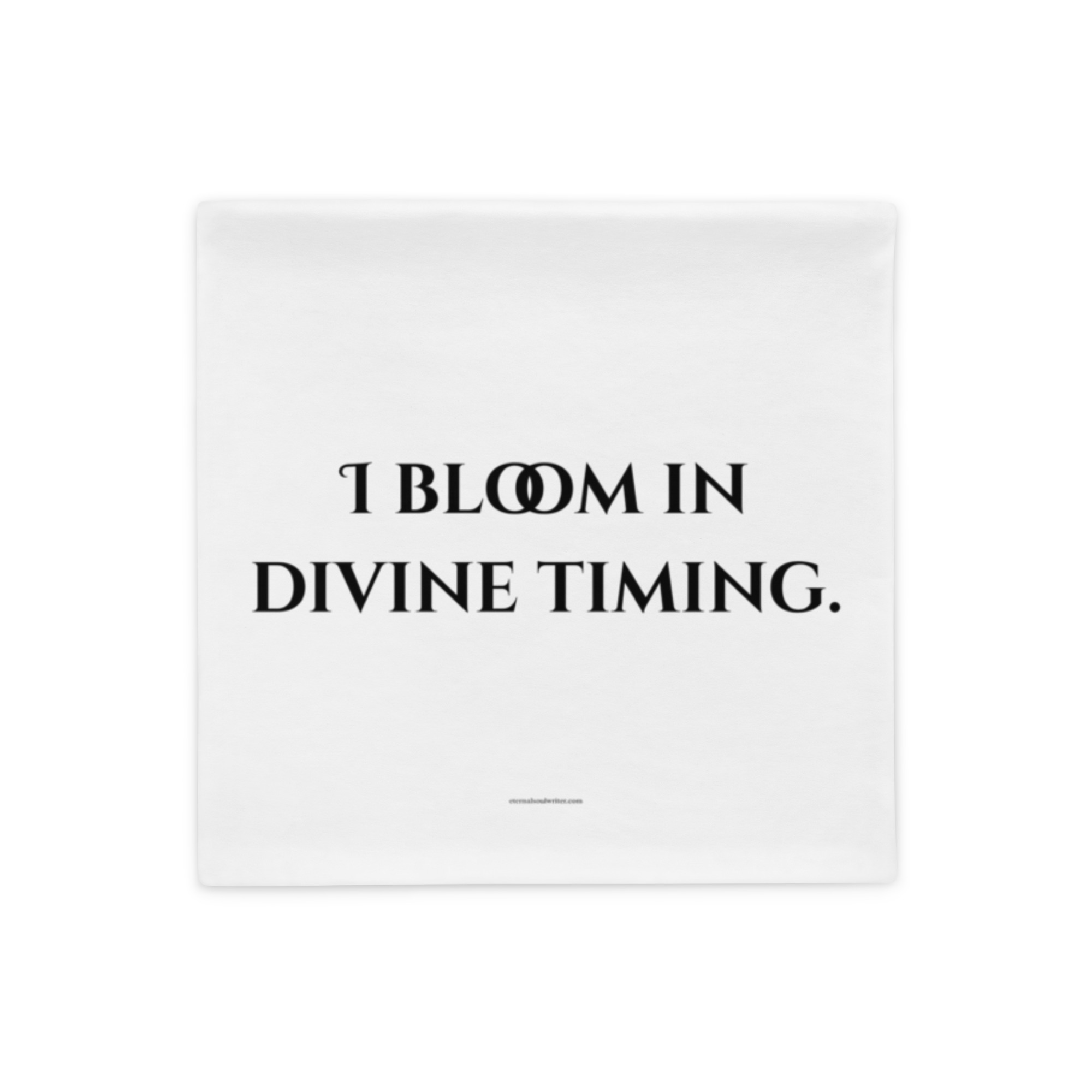 Divine Feminine Pillow Case – I Bloom in Divine Timing