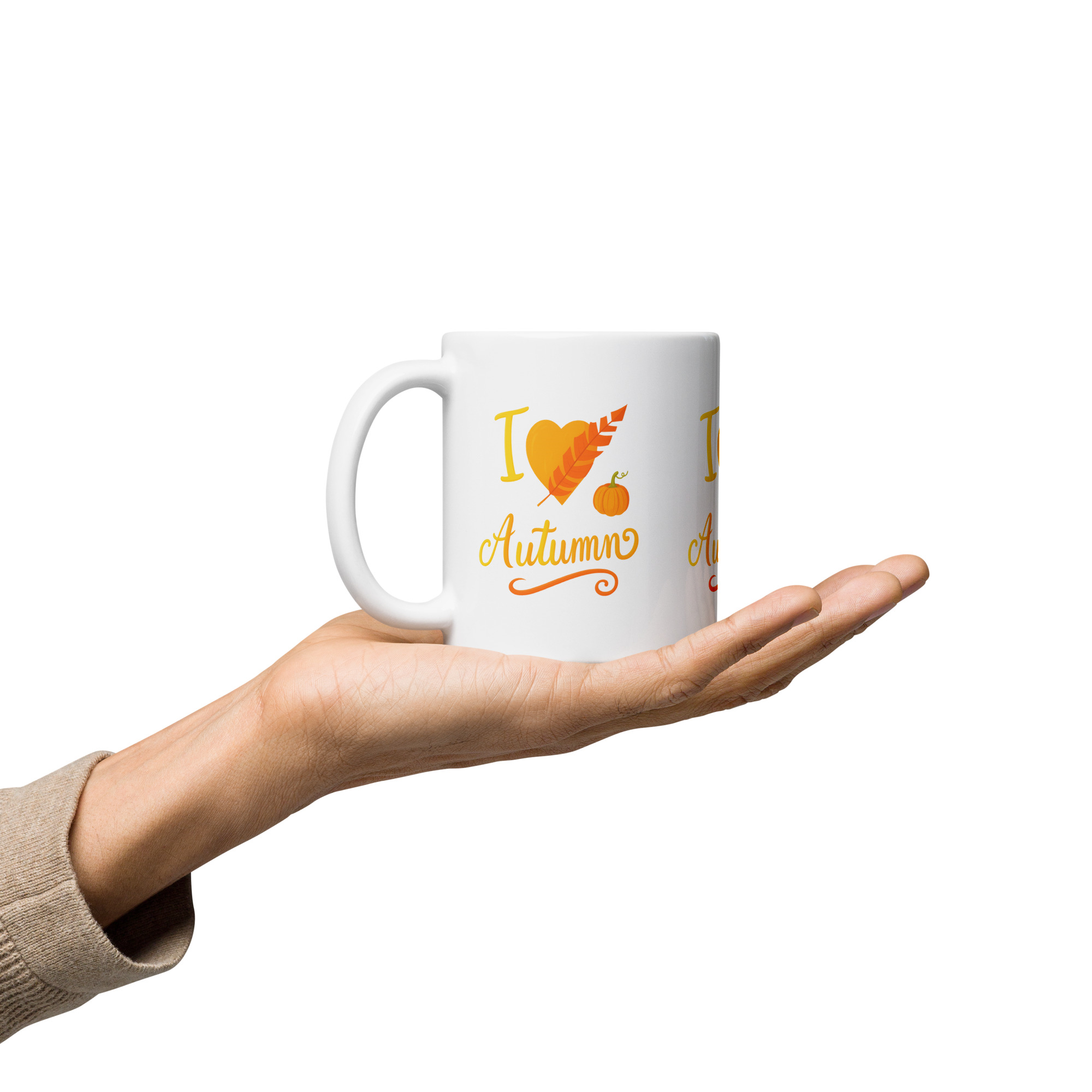 “I Love Autumn” Ceramic Mug 