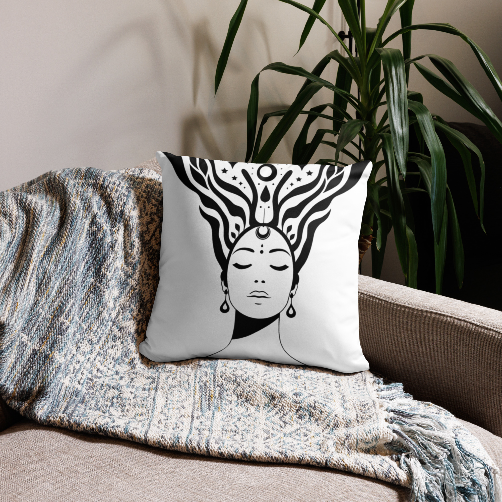 Divine Feminine Pillow Case – I Bloom in Divine Timing