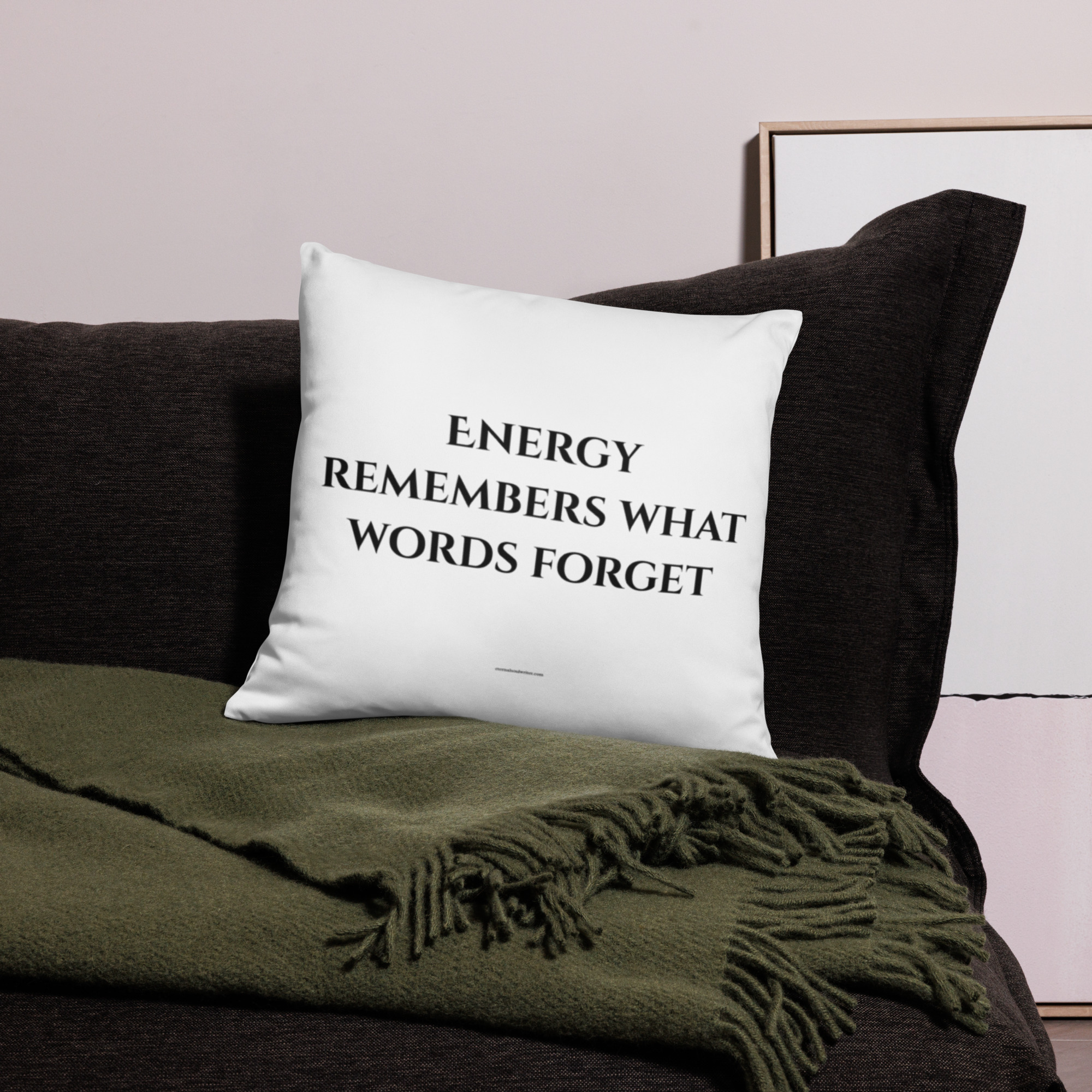 Divine Feminine Pillow Case – Energy Remembers What Words Forget