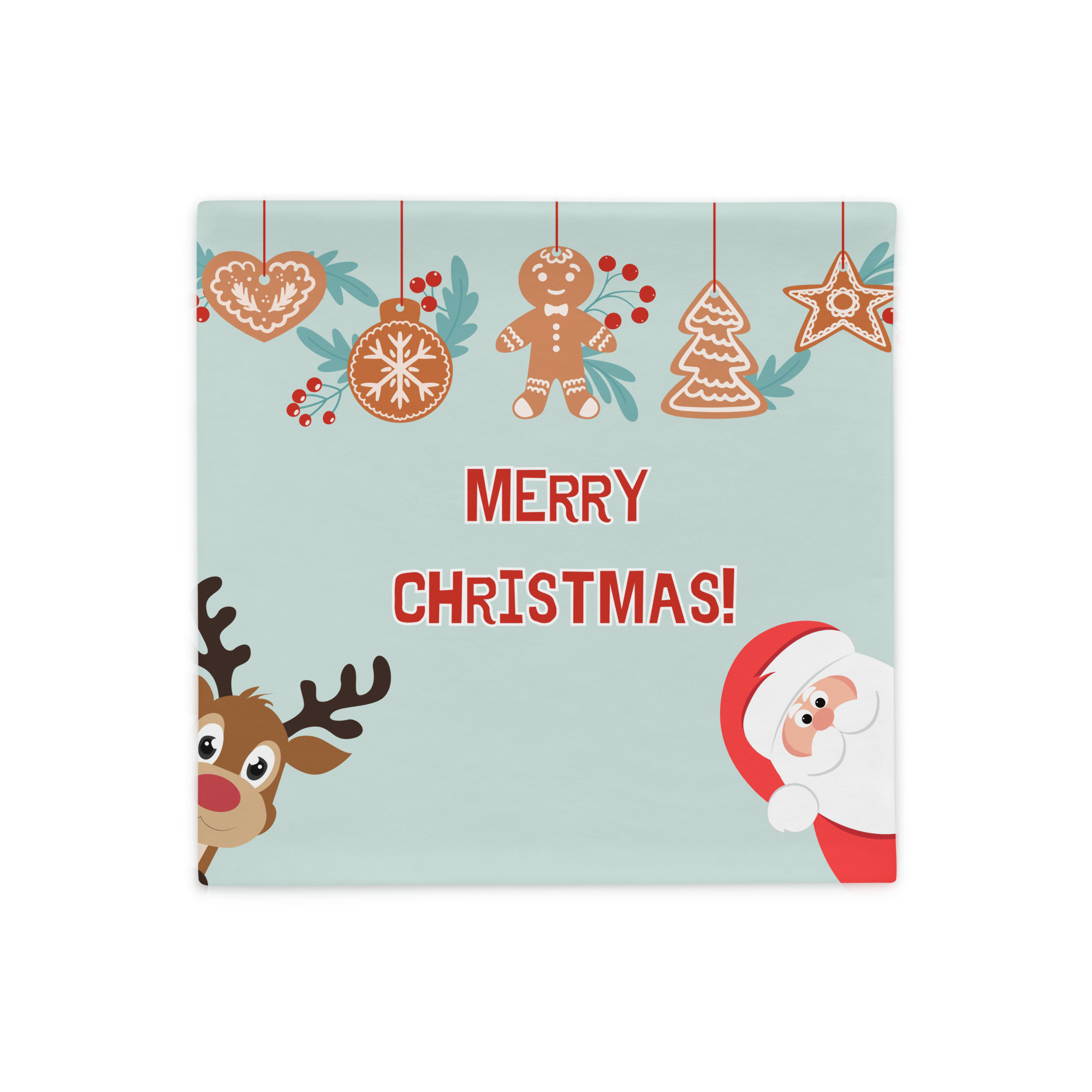 Merry Christmas throw pillow case