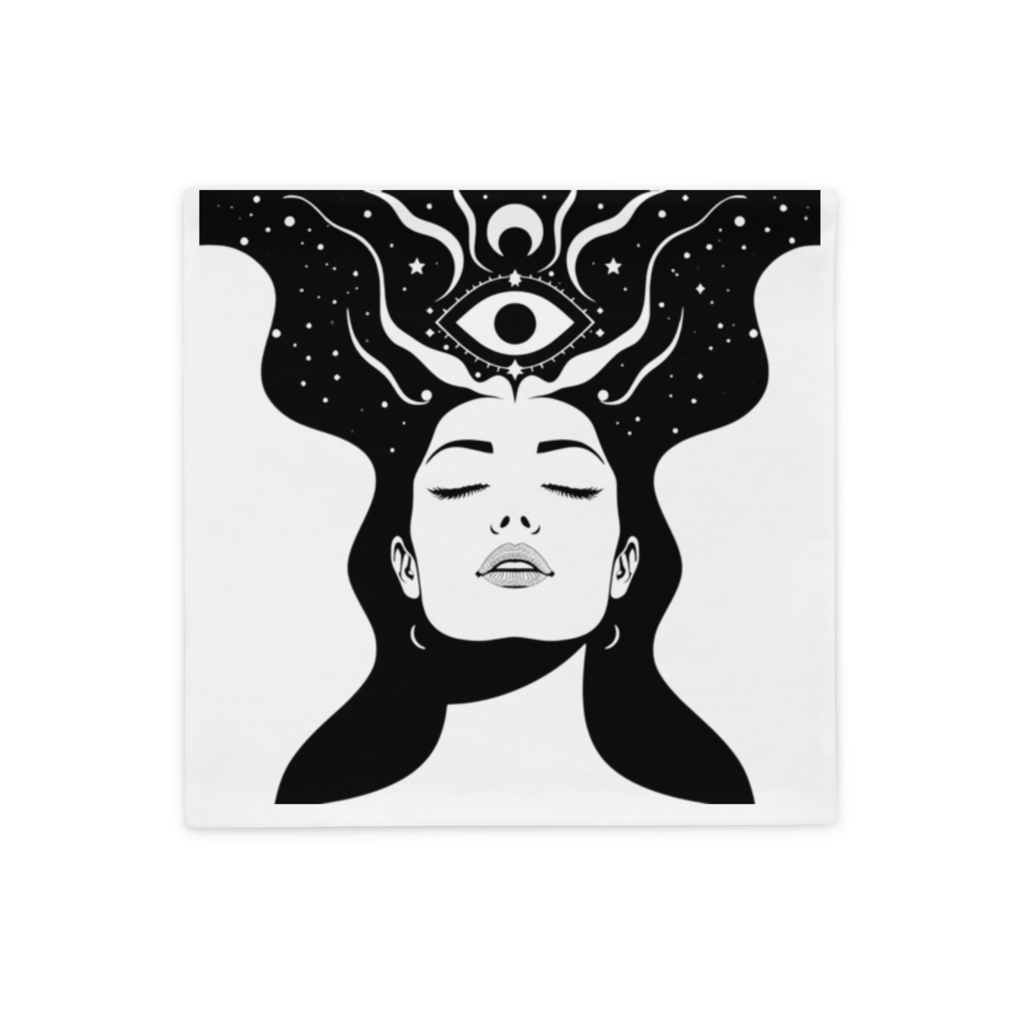 Divine Feminine Pillow Case – The Moon Taught Me to Shine in Phases