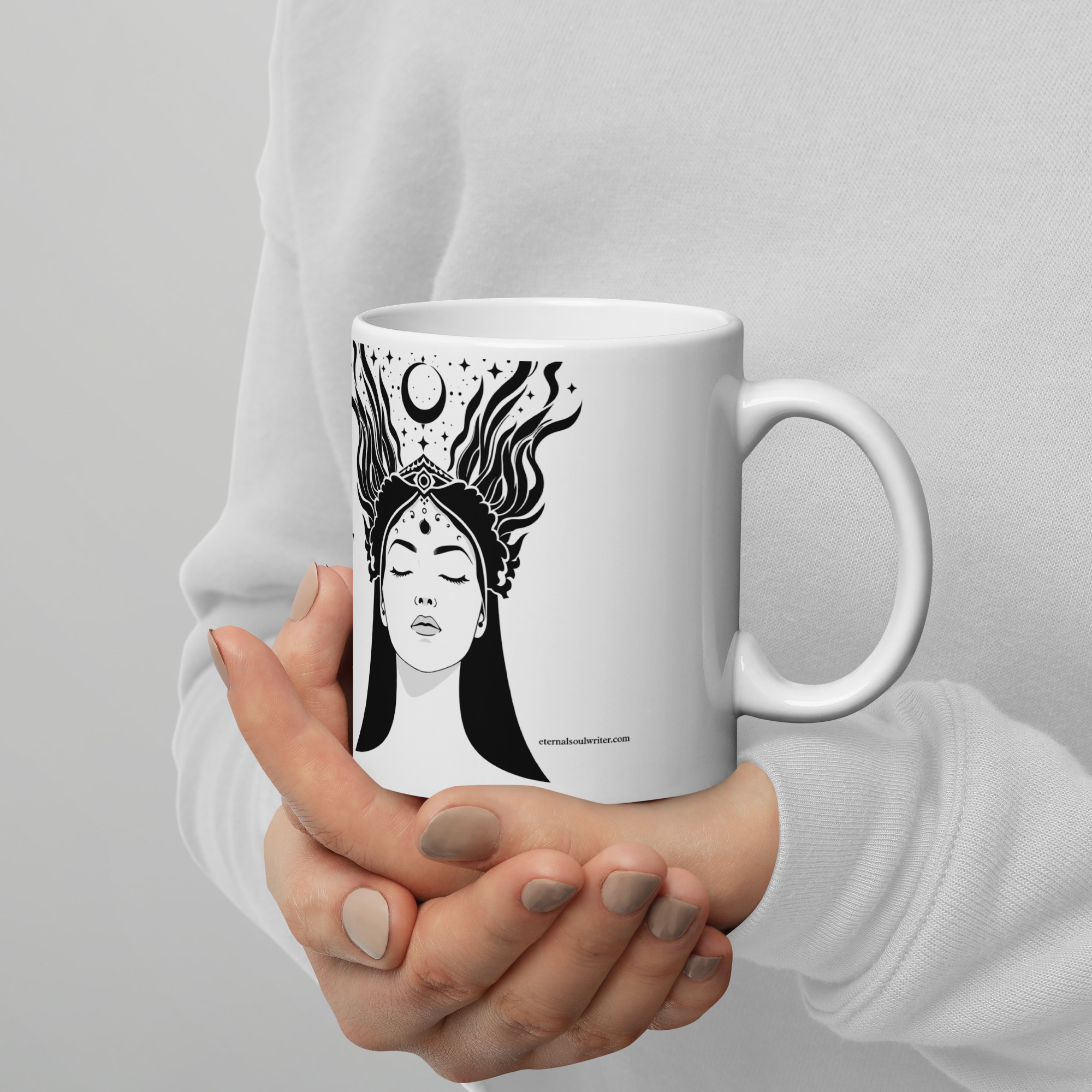 Divine Feminine Mug – Energy Remembers What Words Forget