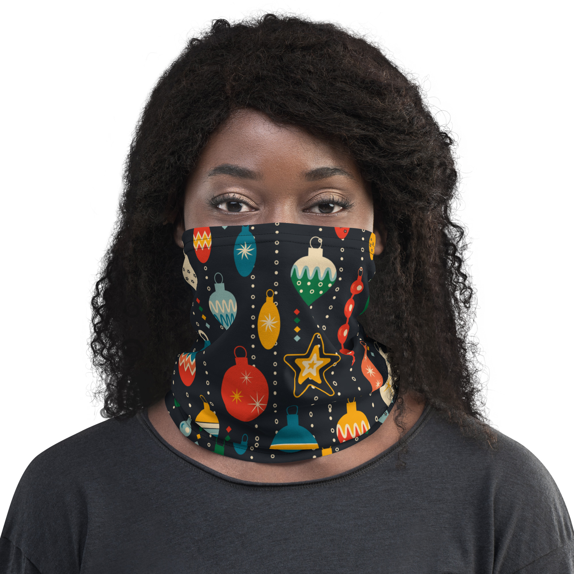Retro Christmas Neck Gaiter (Unisex)