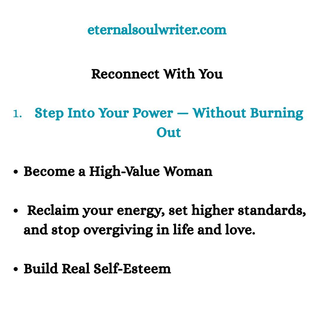 Life coaching for single women - basic package