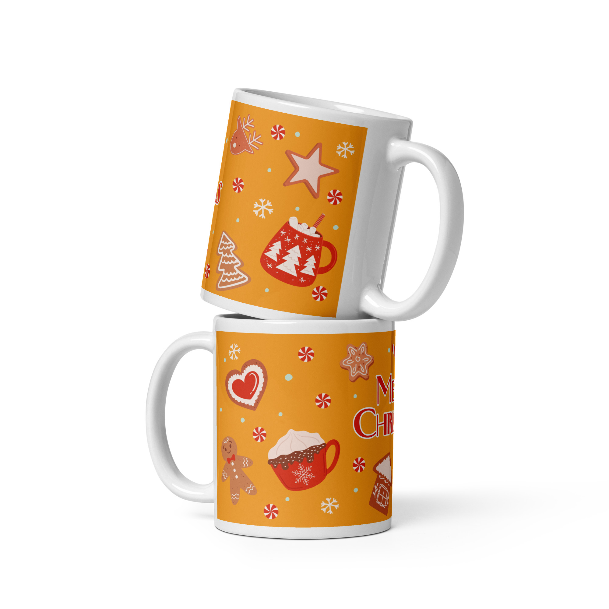 Gingerbread & Candy Christmas Mug