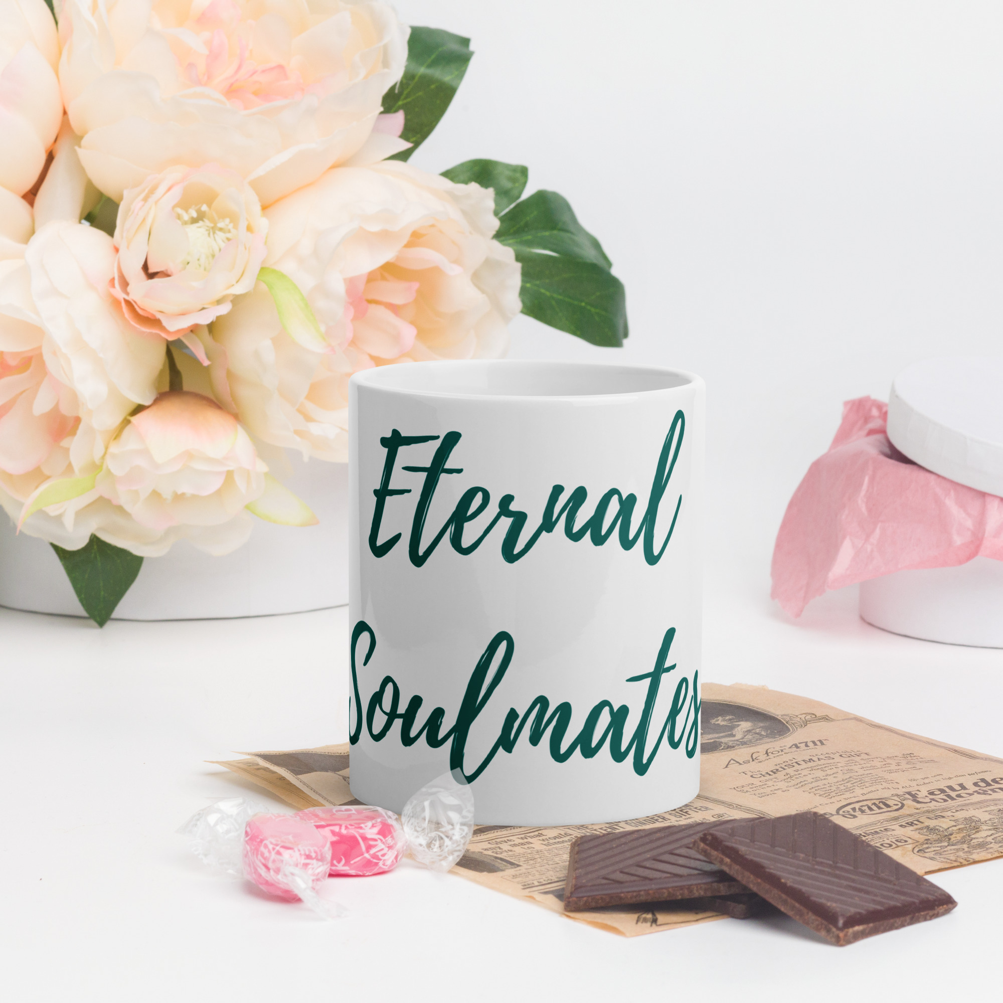 Eternal Soulmates – White Ceramic Mug