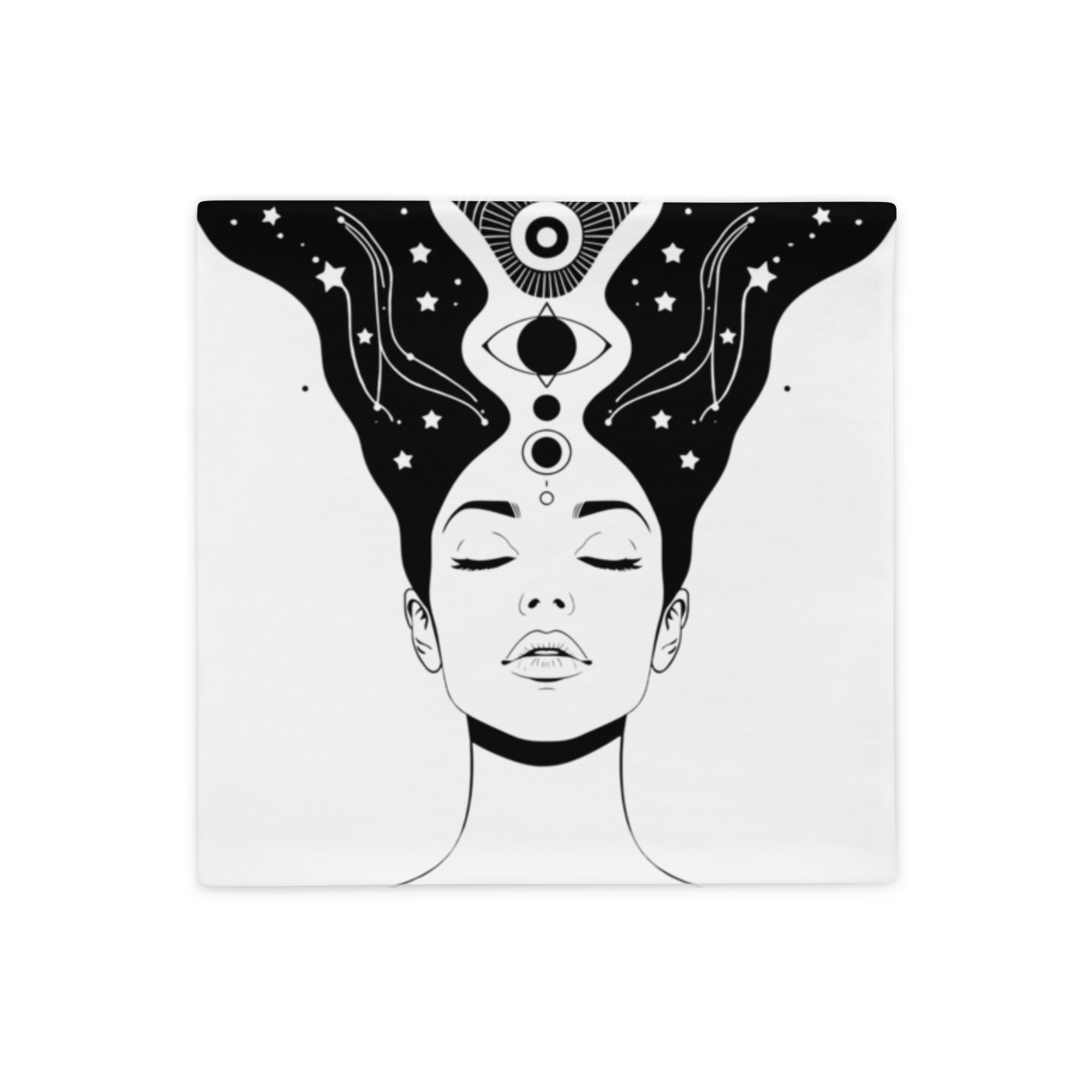 Divine Feminine Pillow Case – The Cosmos Moves Through My Silence