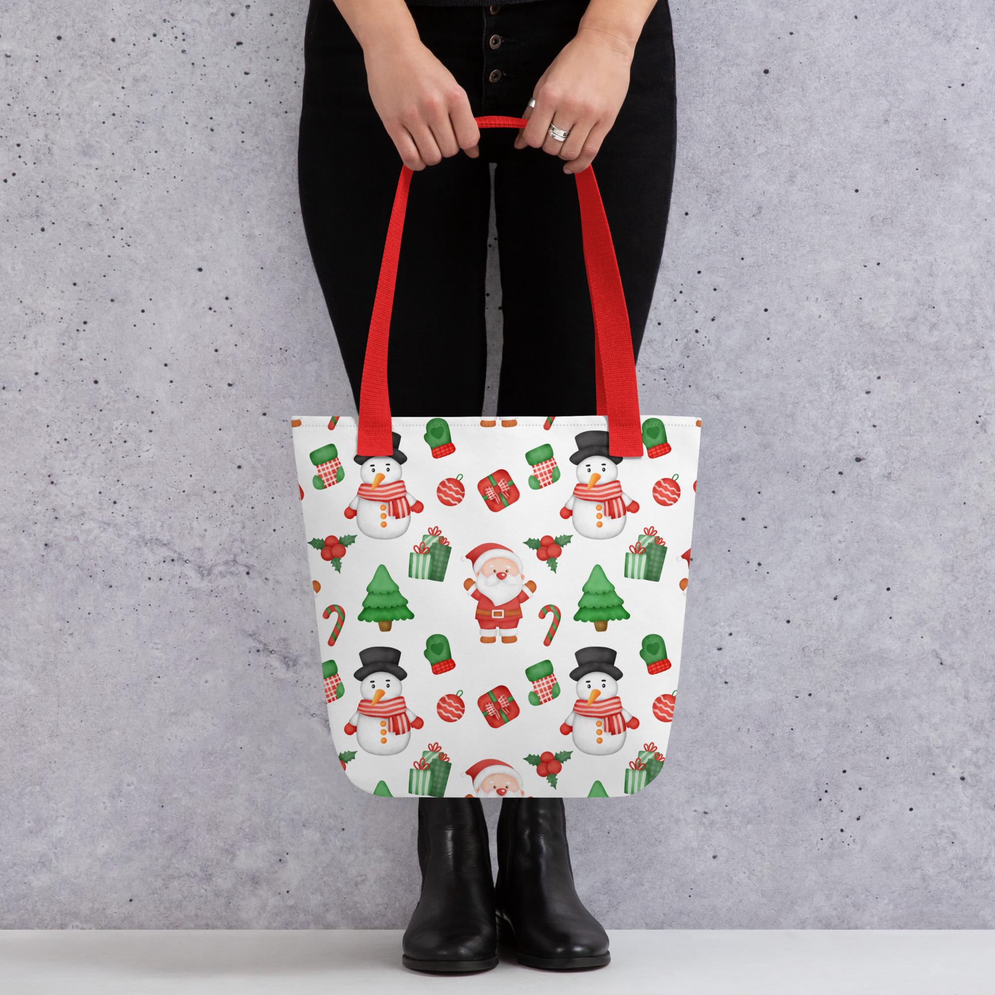 Christmas All-Over Print Tote Bag
