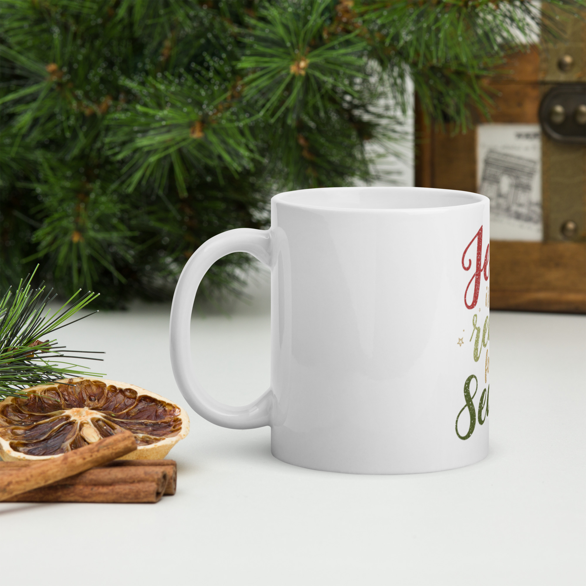“Jesus Is the Reason For the Season” Ceramic Mug