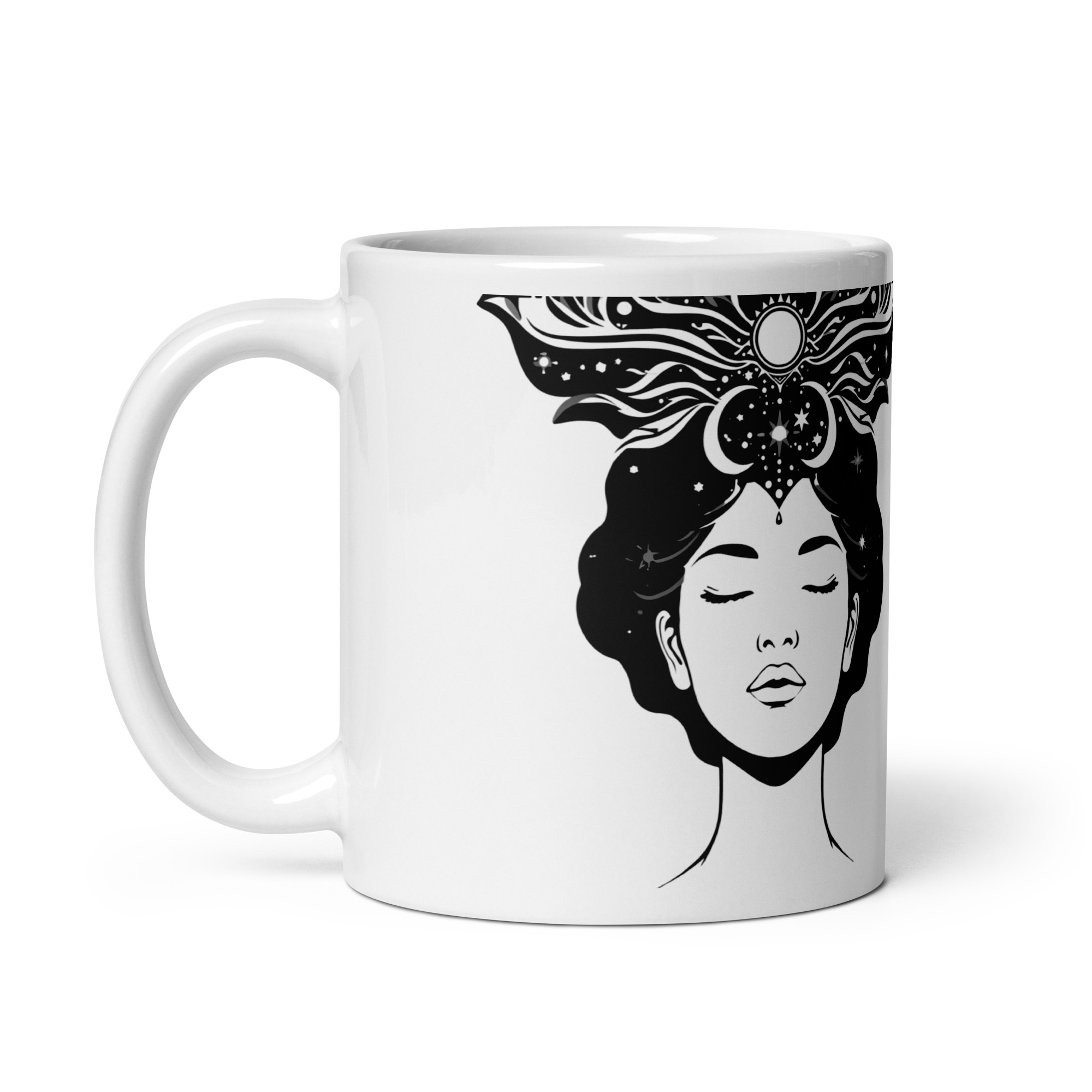 Divine Feminine Mug – I Am the Calm Between Worlds