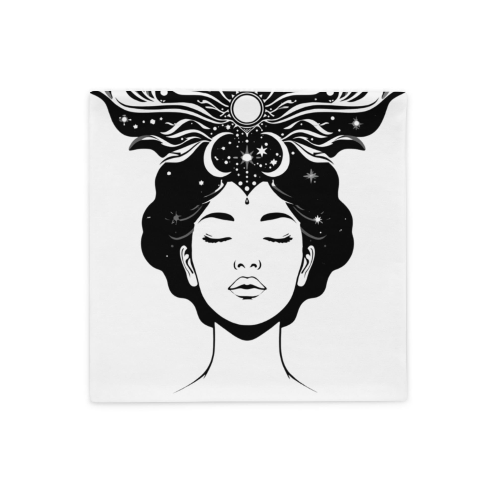 Divine Feminine Pillow Case – I Am the Calm Between Worlds