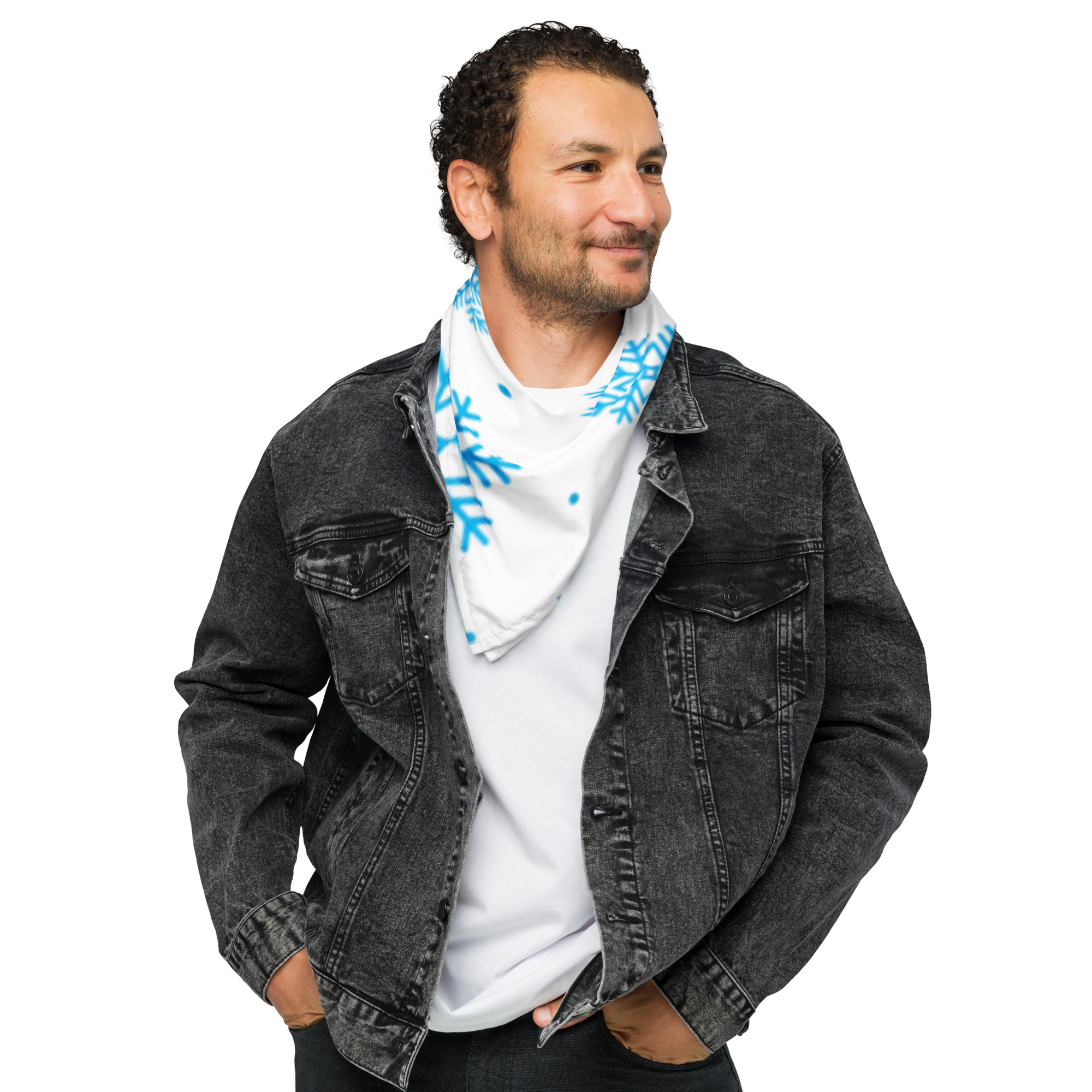  Snowflake Bandana – Unisex
