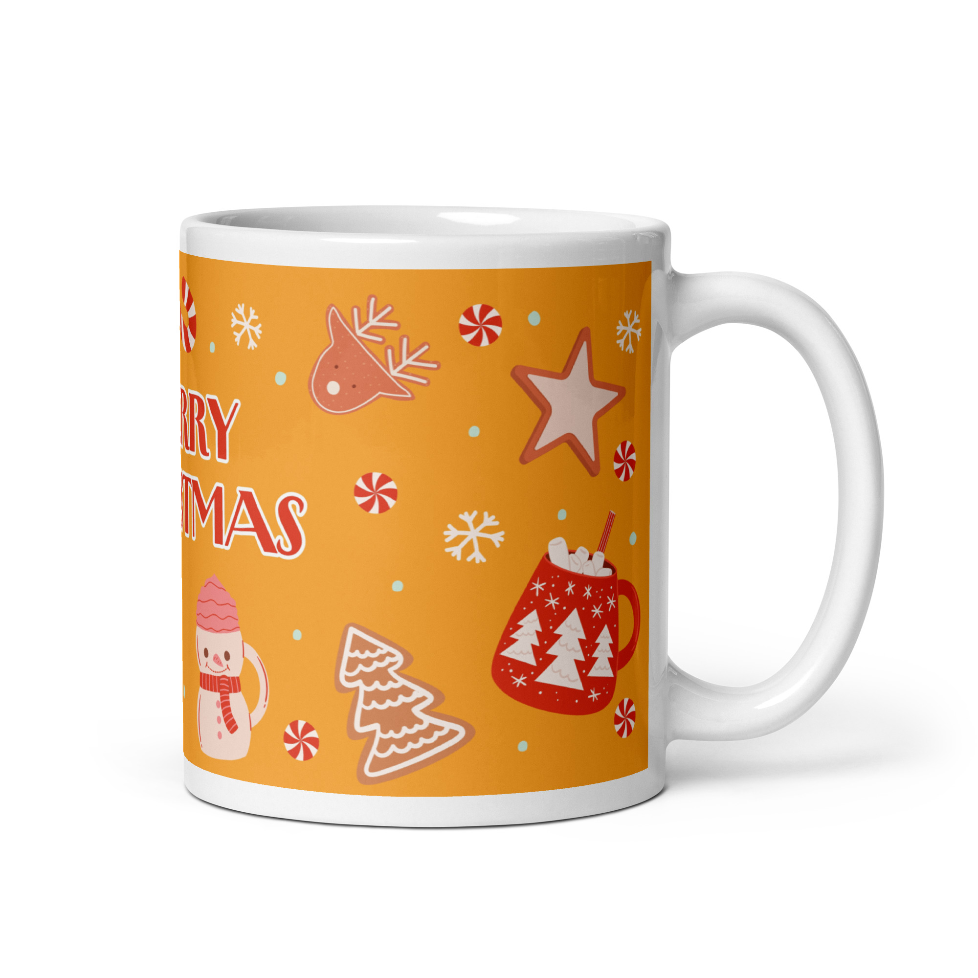 Gingerbread & Candy Christmas Mug