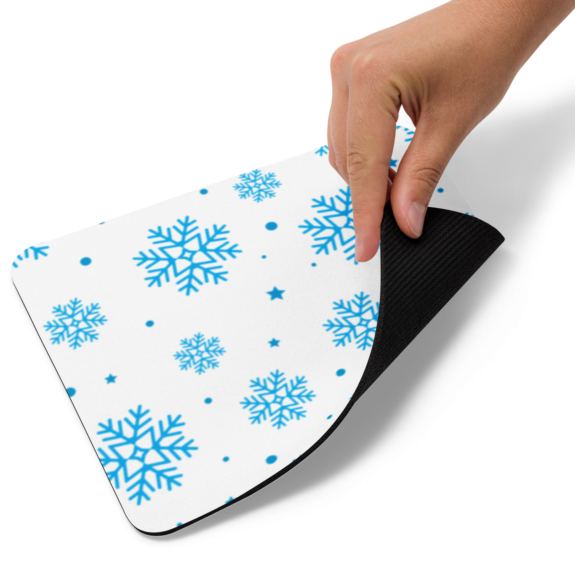  Snowflake Rectangular Mouse Pad 
