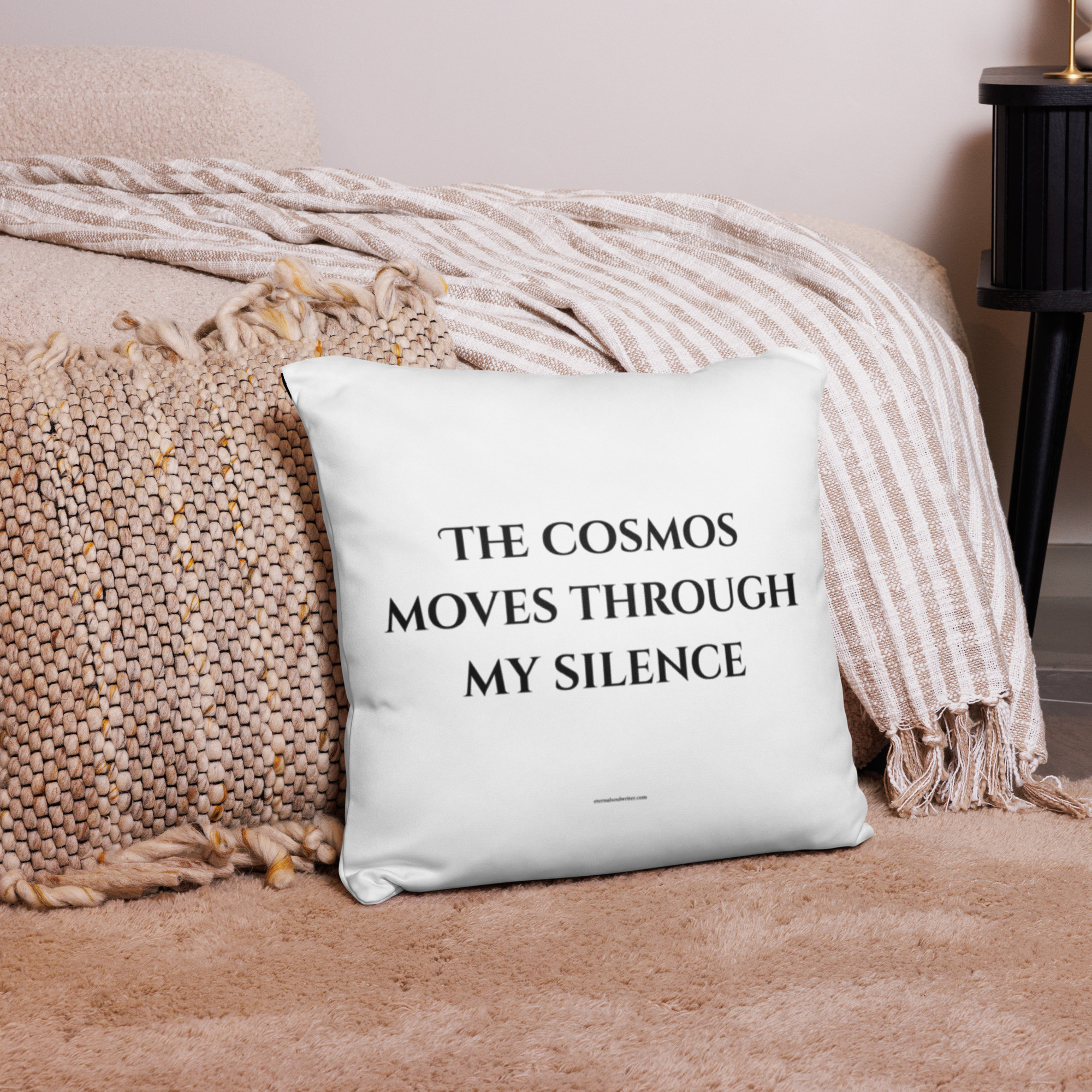 Divine Feminine Pillow Case – The Cosmos Moves Through My Silence