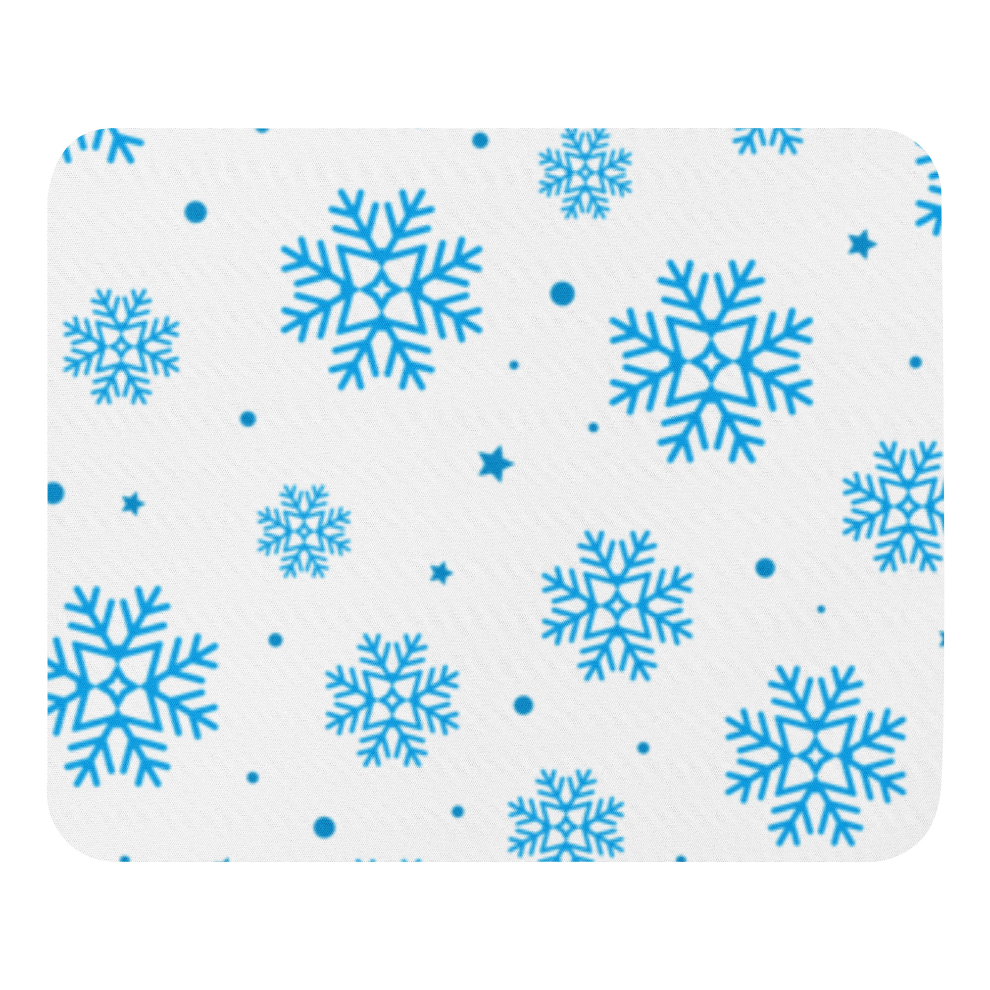 Snowflake Rectangular Mouse Pad 
