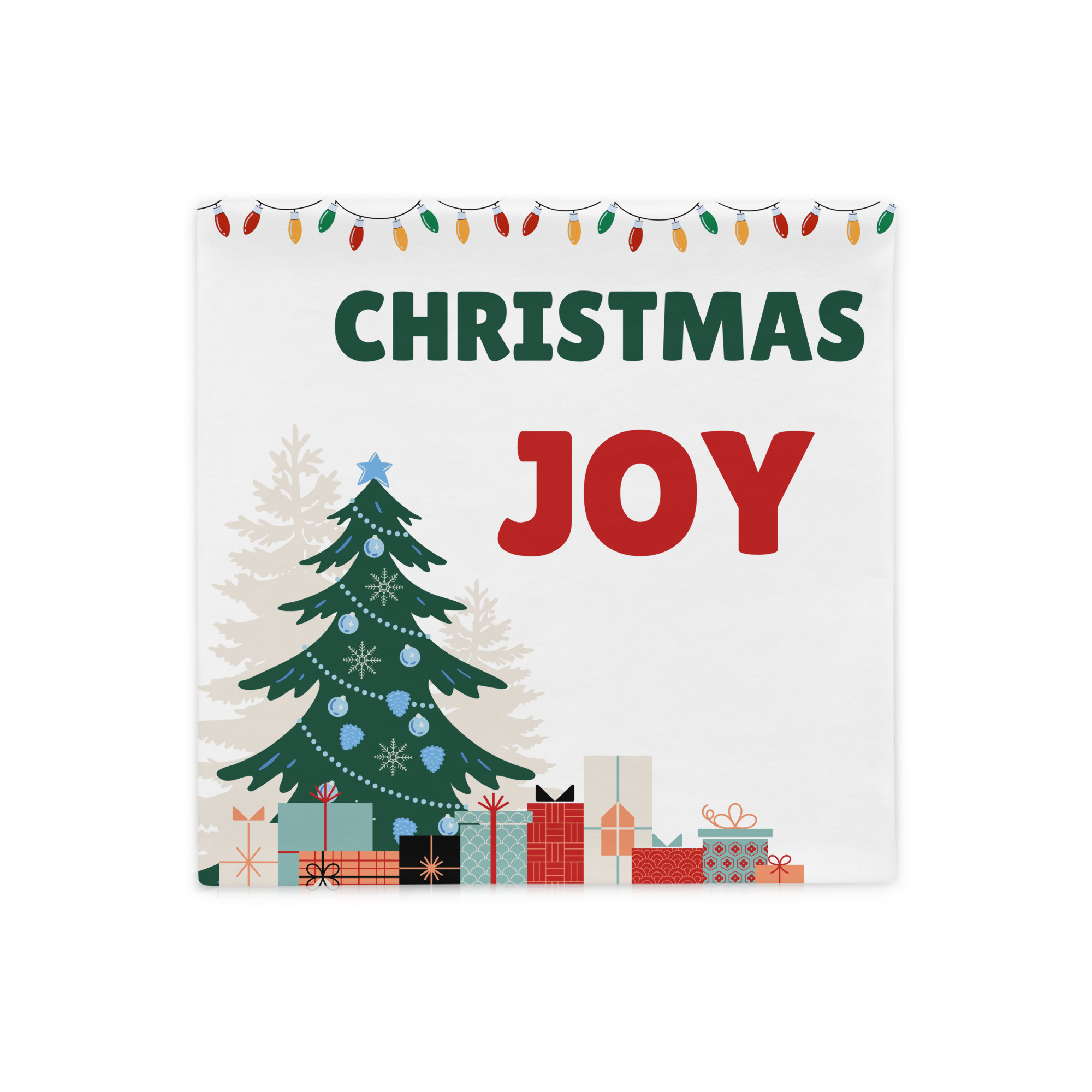 Christmas Joy Throw Pillow
