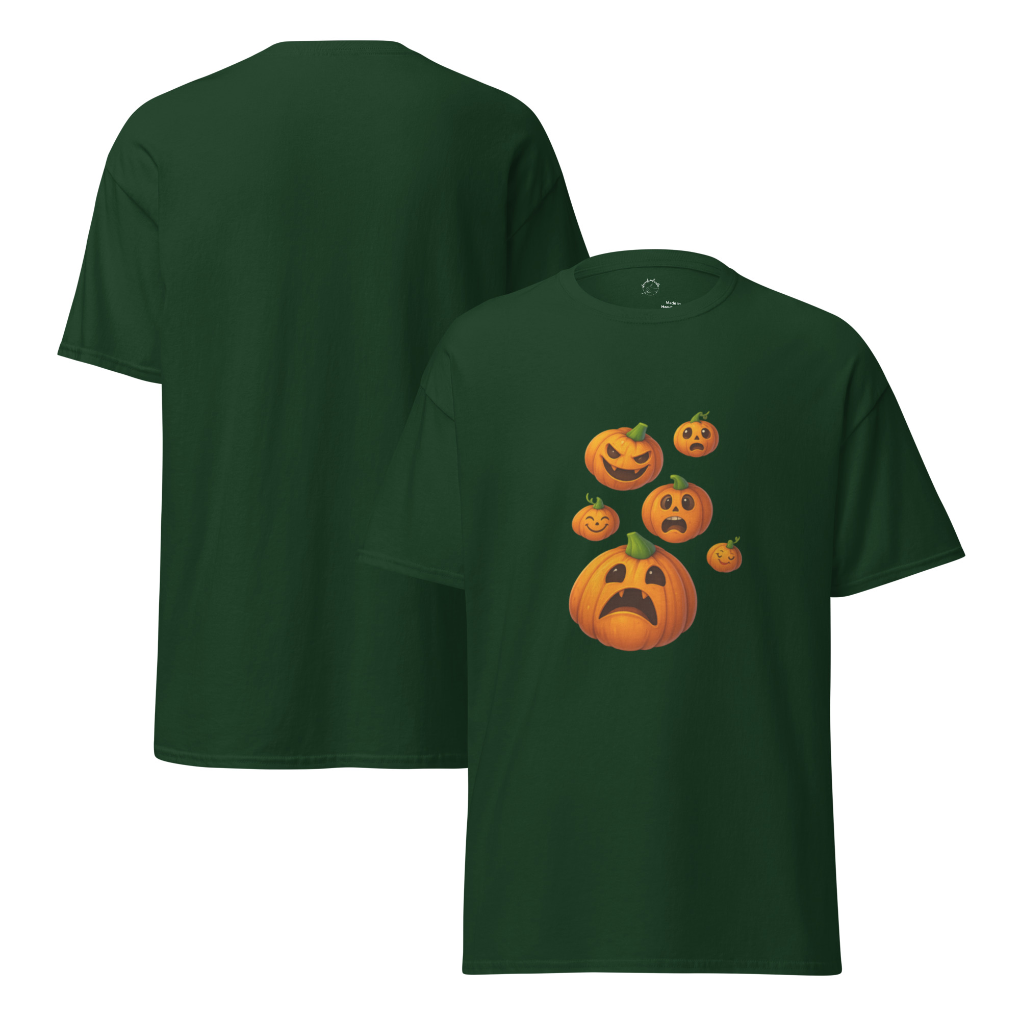  Men’s Pumpkin Halloween T-Shirt 