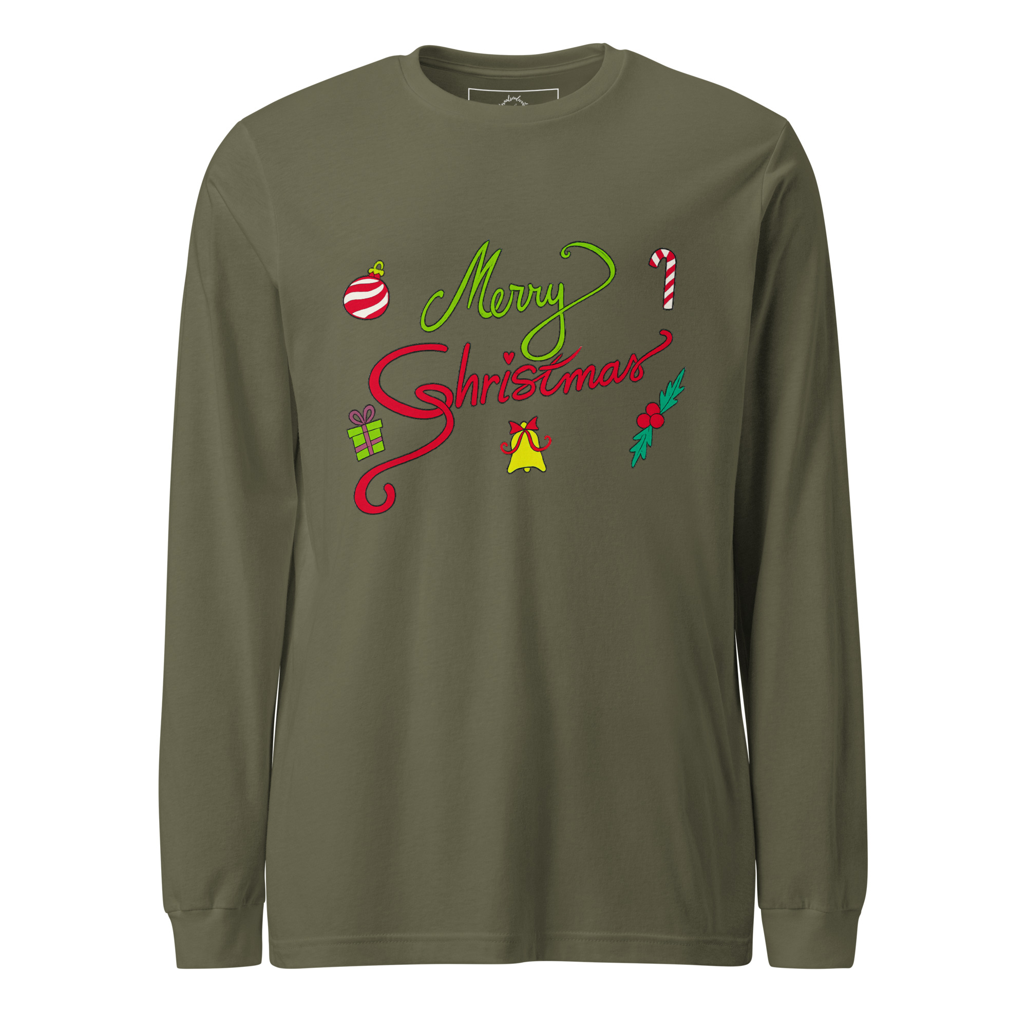 Women’s Merry Christmas Long Sleeve Tee