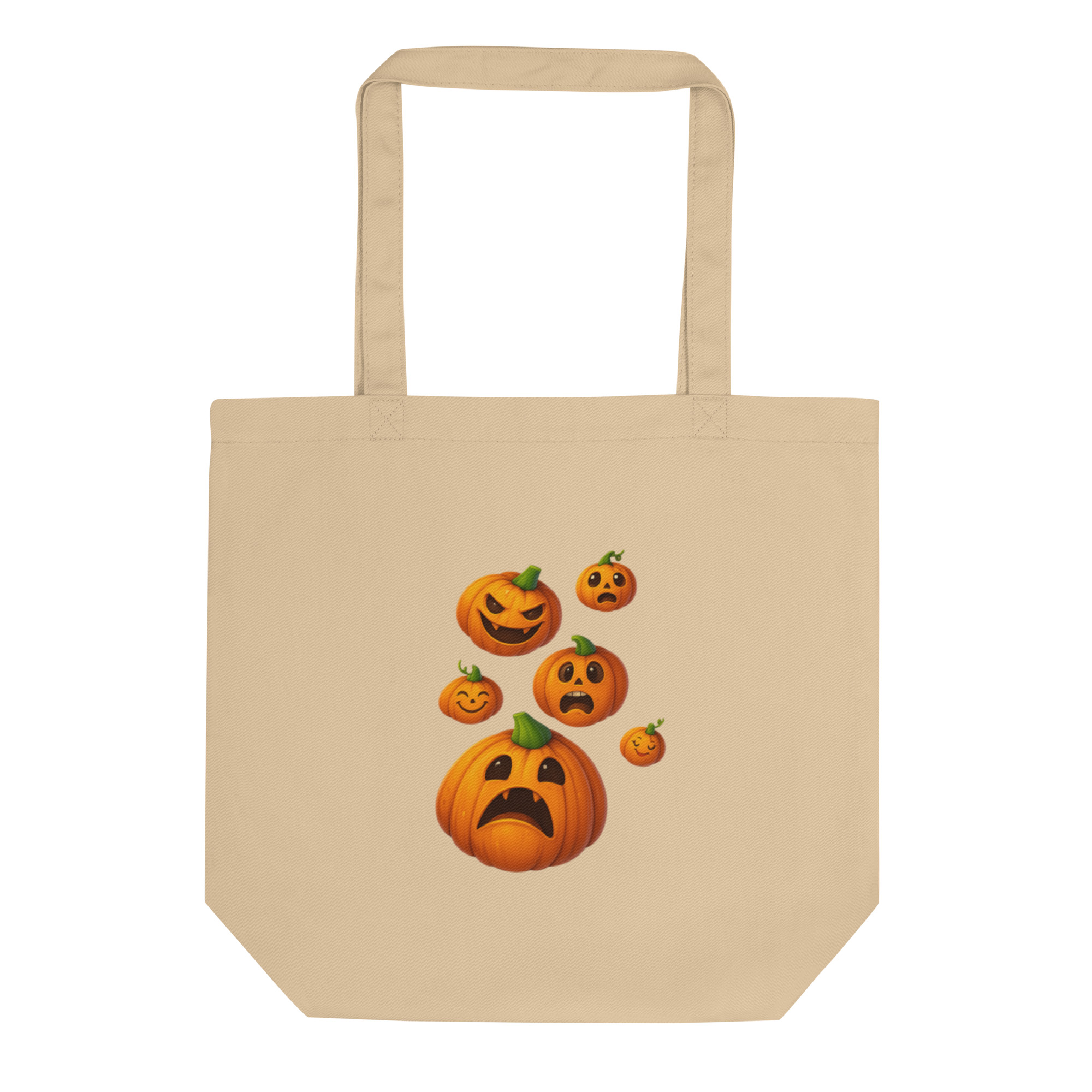 Halloween Pumpkins Organic Cotton Tote Bag