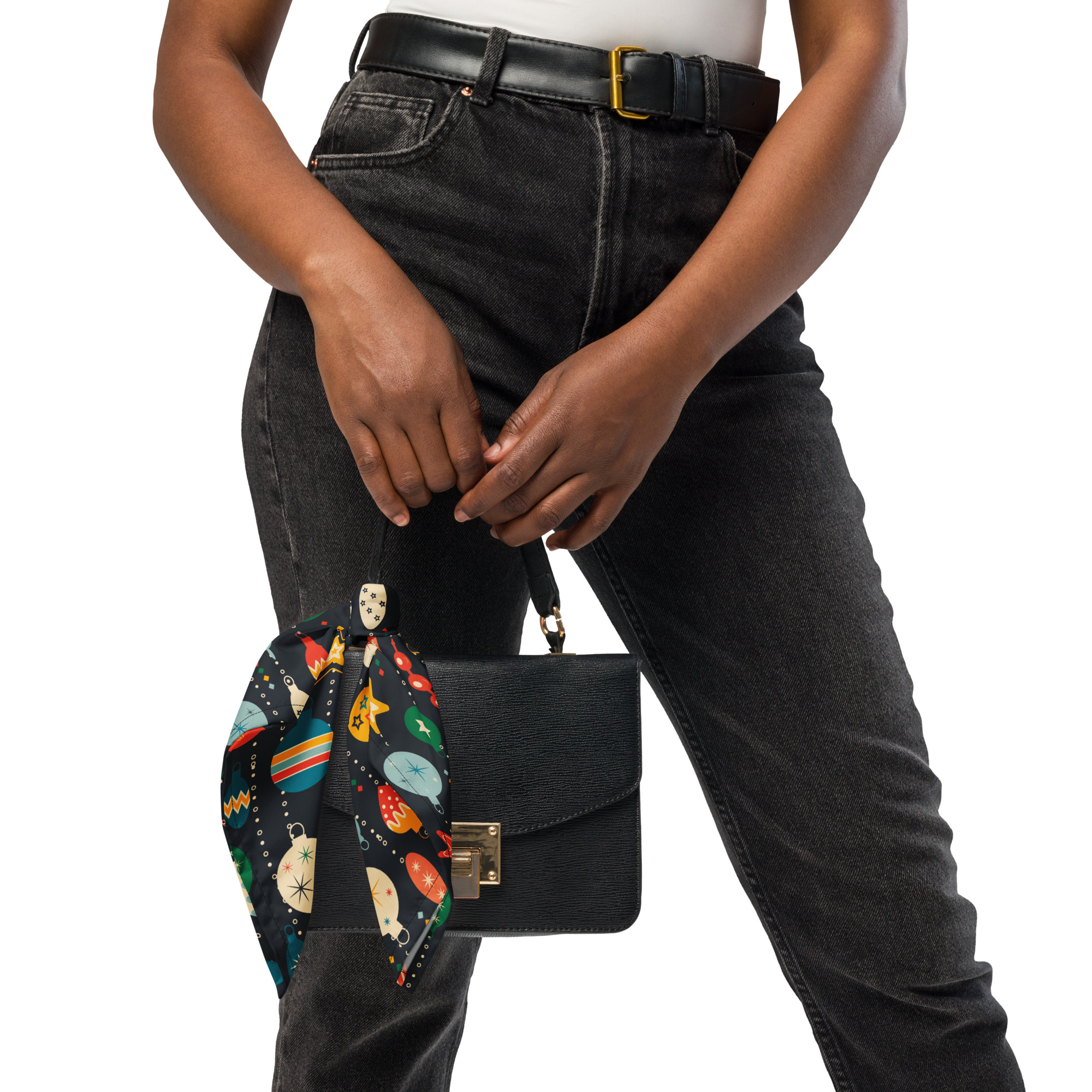 Retro Christmas Ornaments Bandana – Unisex