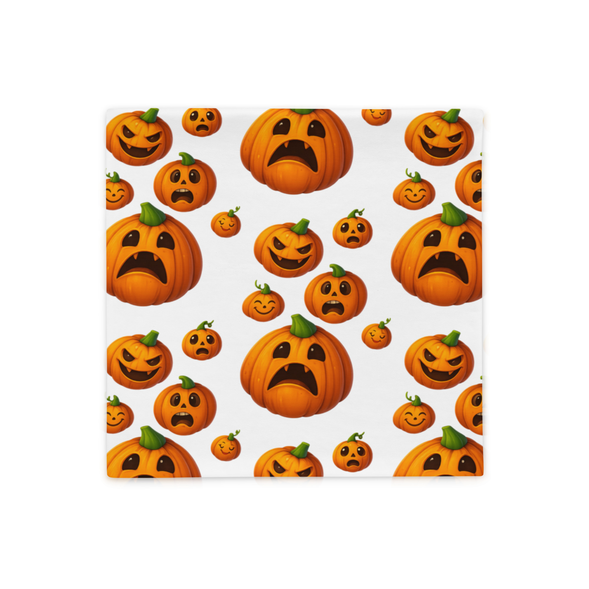  Halloween Pumpkins Throw Pillow