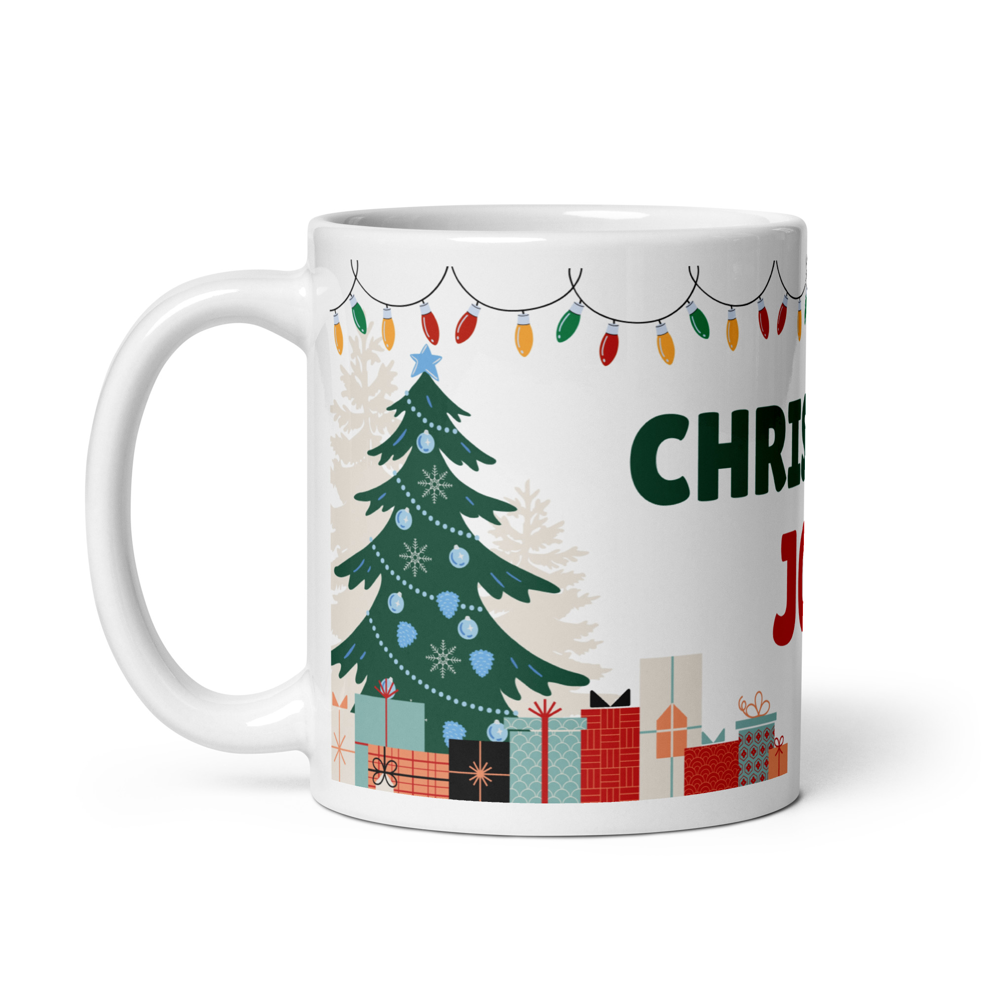  Christmas Joy  white Ceramic Mug