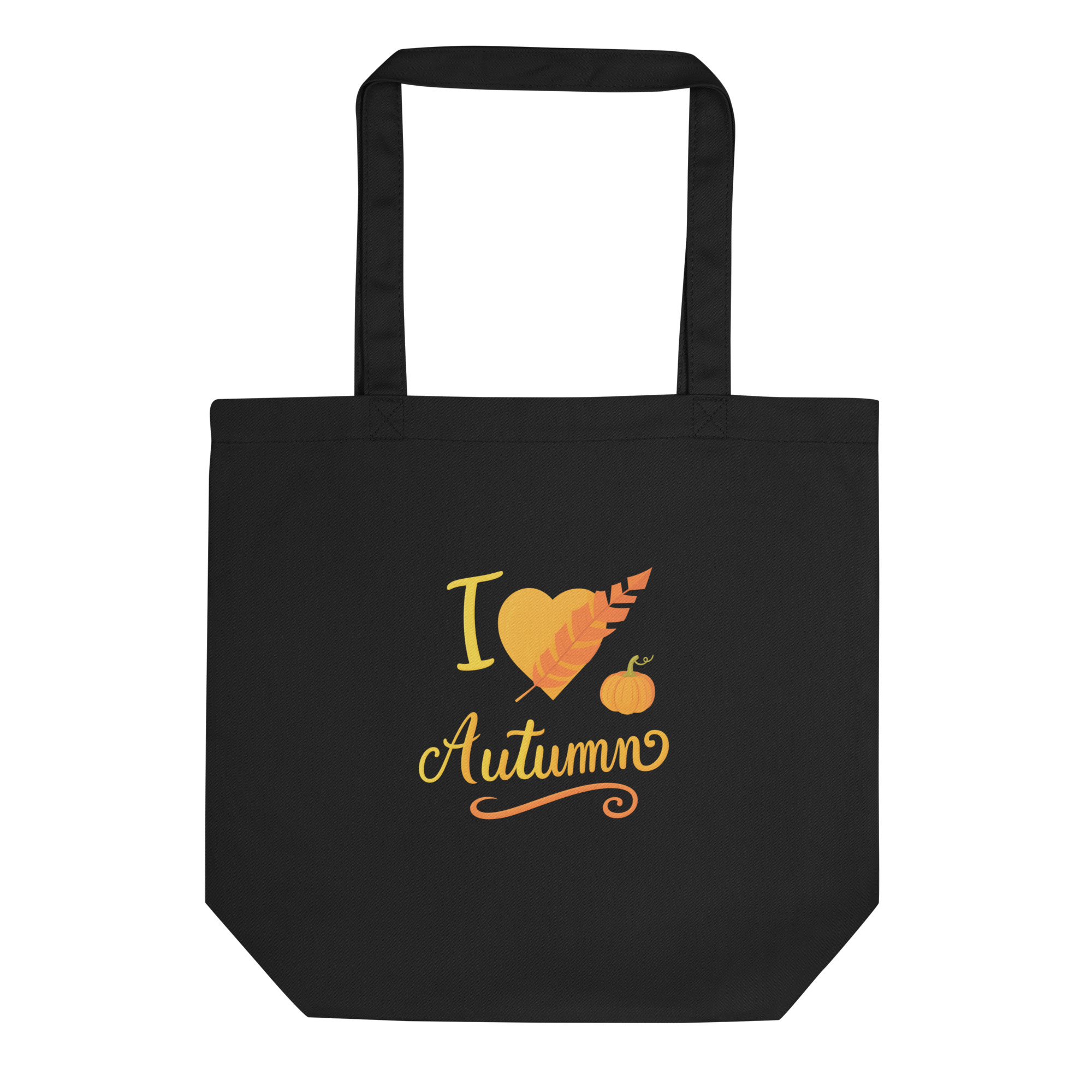 “I Love Autumn” Organic Cotton Tote Bag
