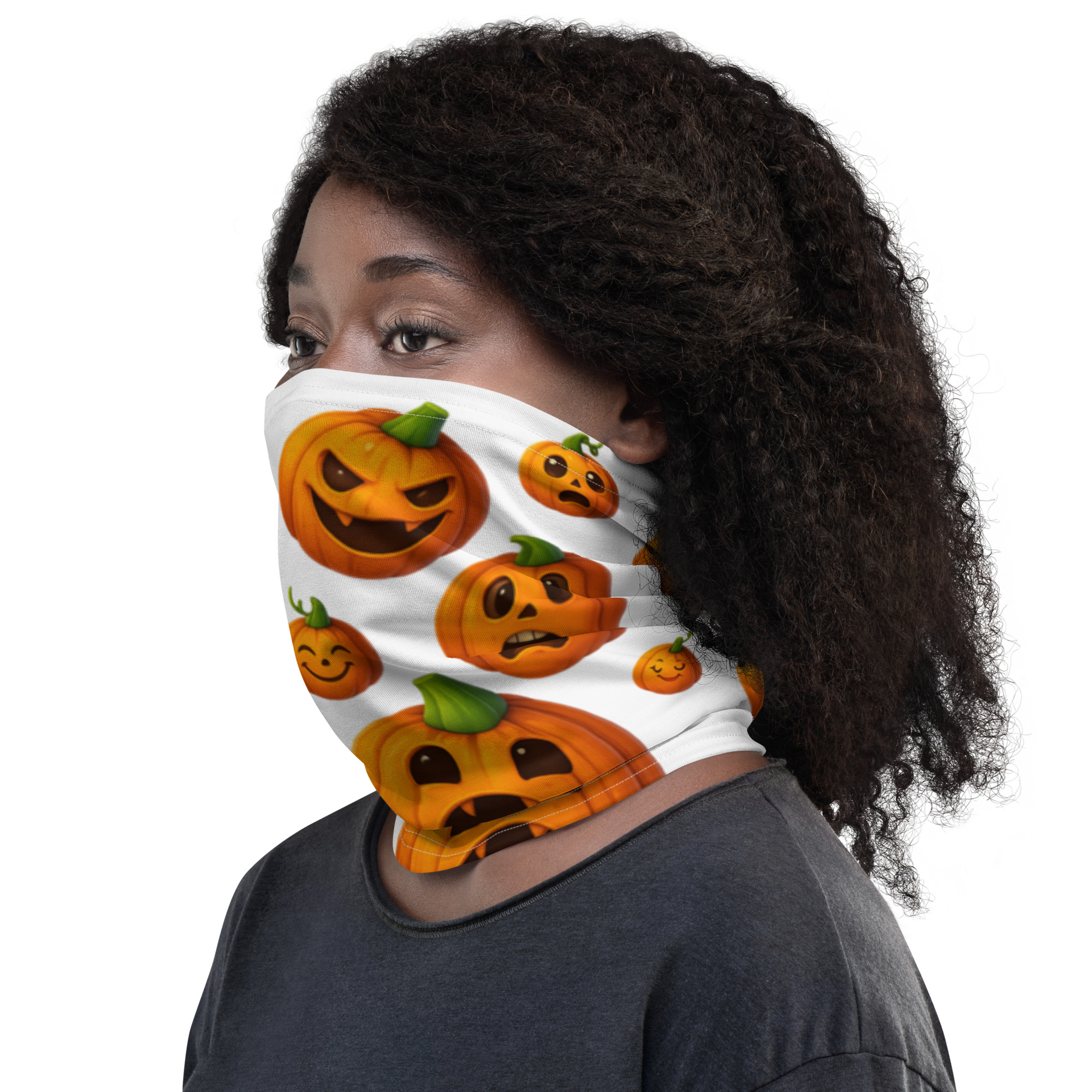  Halloween Pumpkins All-Over Print Neck Gaiter