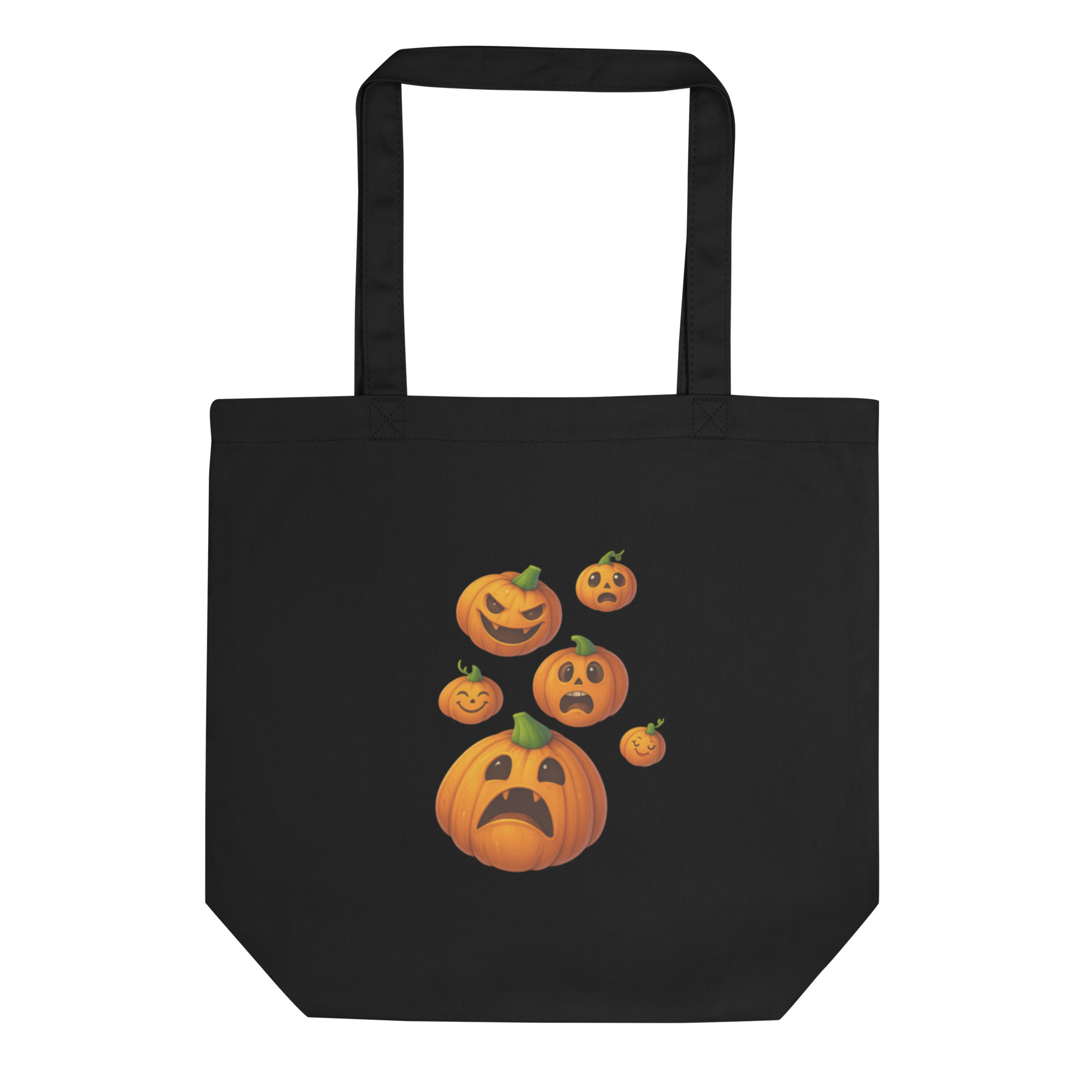 Halloween Pumpkins Organic Cotton Tote Bag