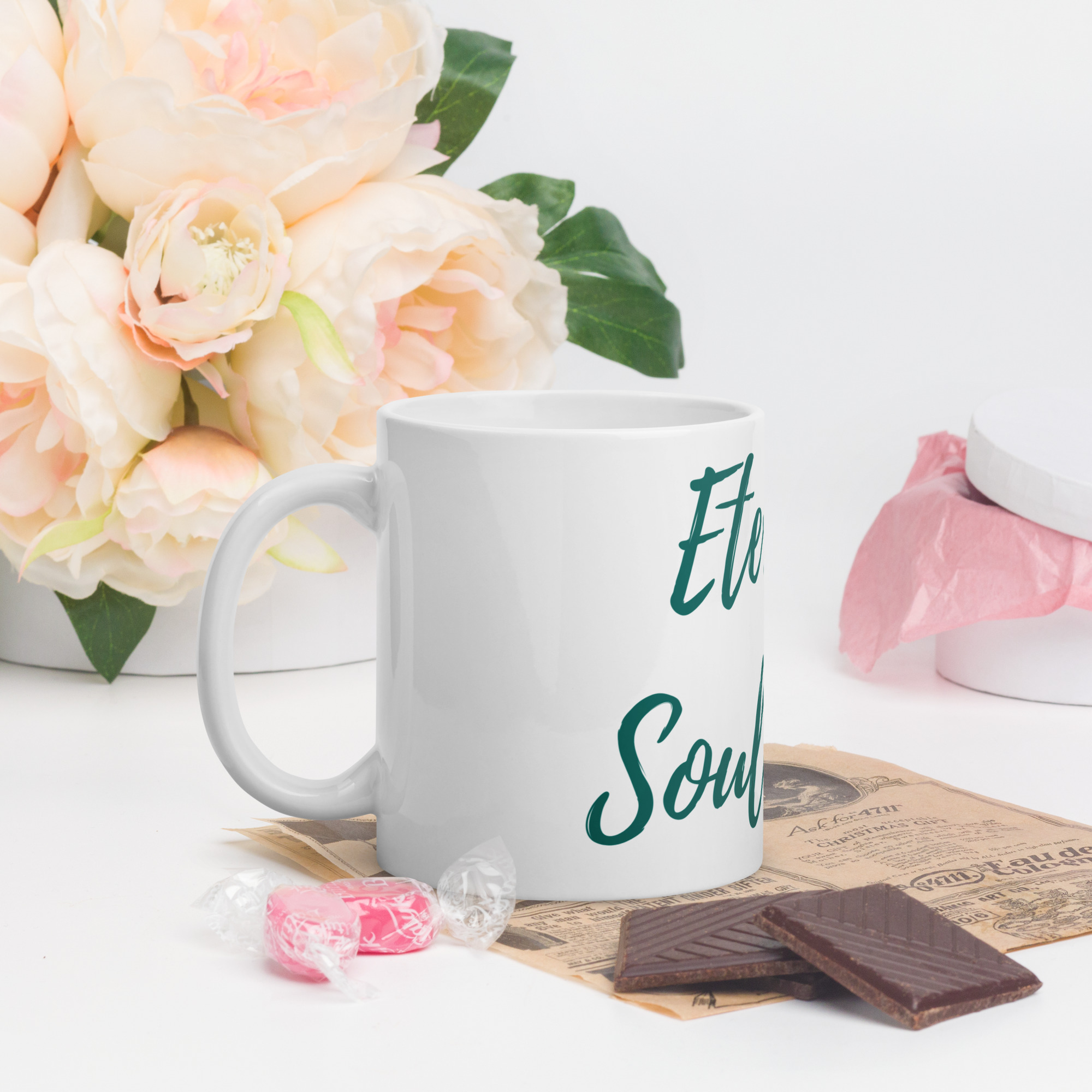 Eternal Soulmates – White Ceramic Mug