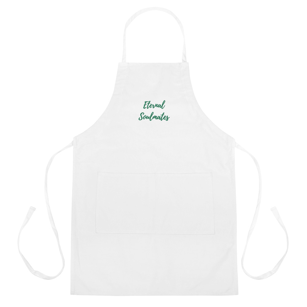 Eternal Soulmates Embroidered Apron - Unisex 
