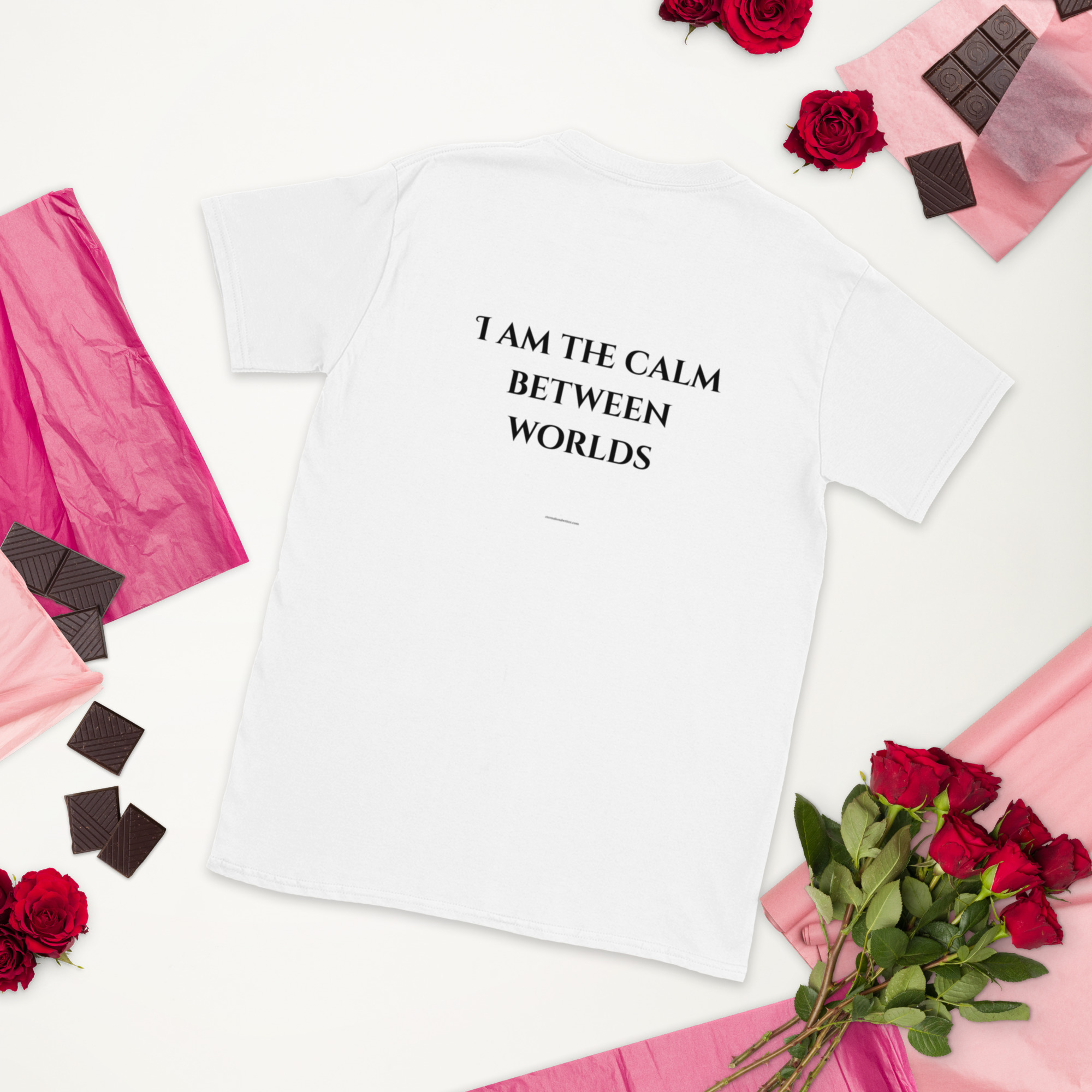 I Am the Calm Between Worlds – Divine Feminine Women’s T-Shirt