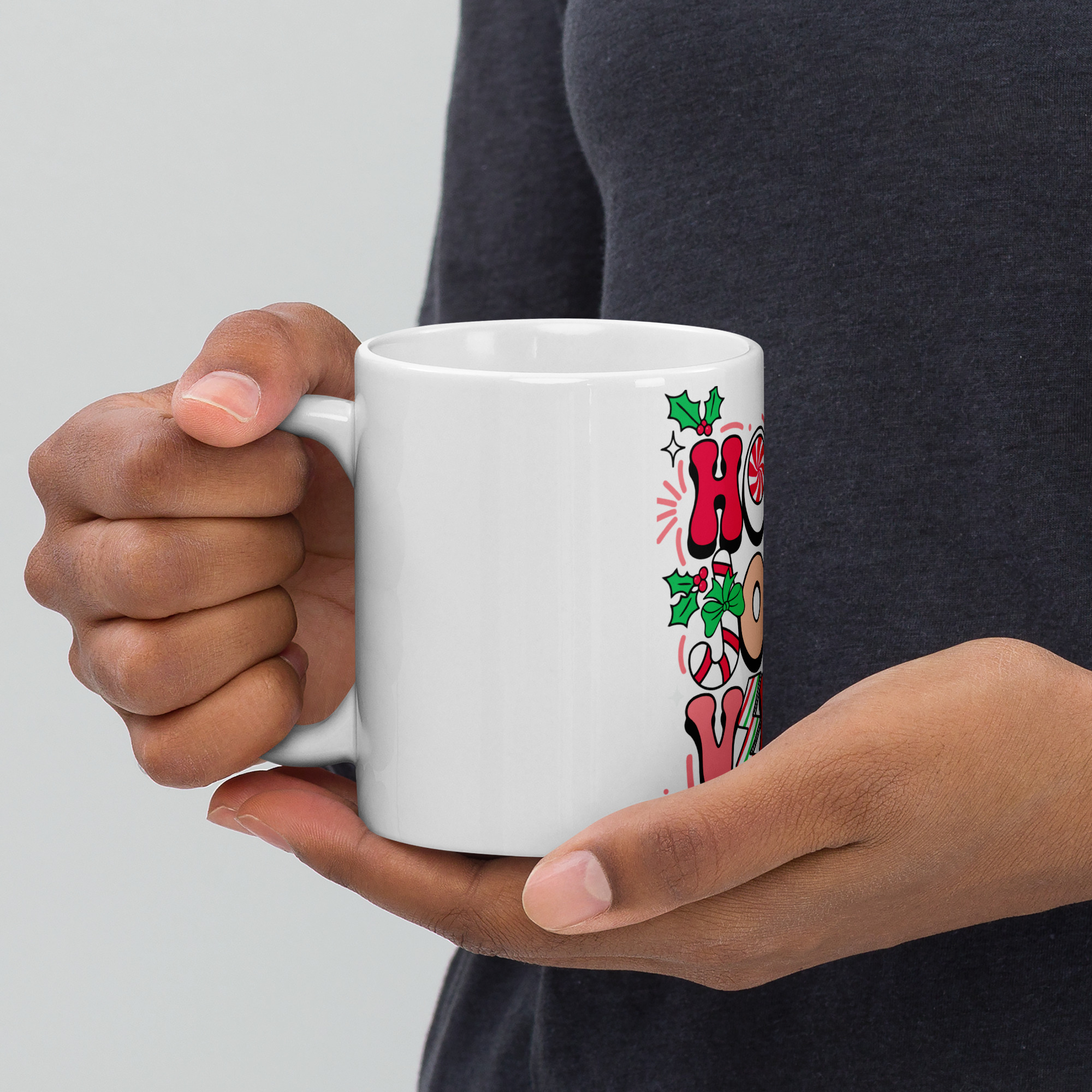 Holly Jolly Vibes  Mug