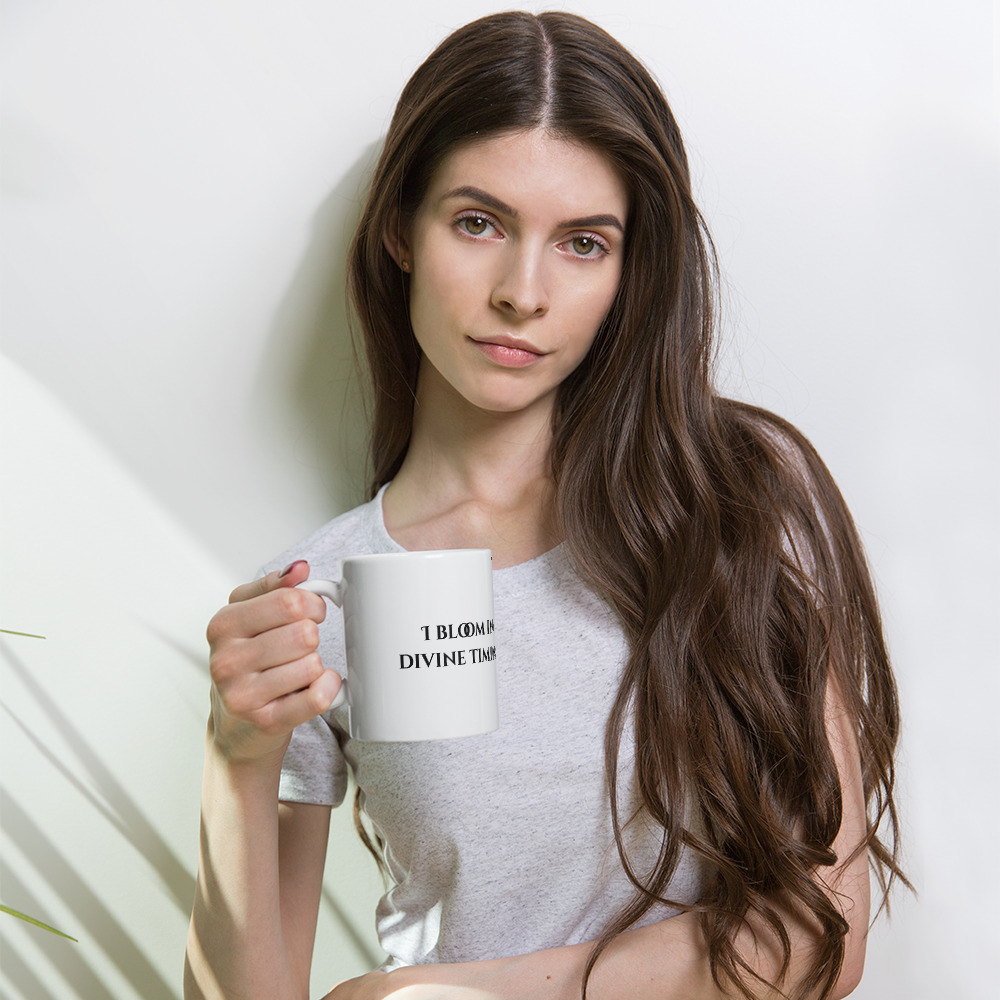 Divine Feminine Mug – I Bloom in Divine Timing