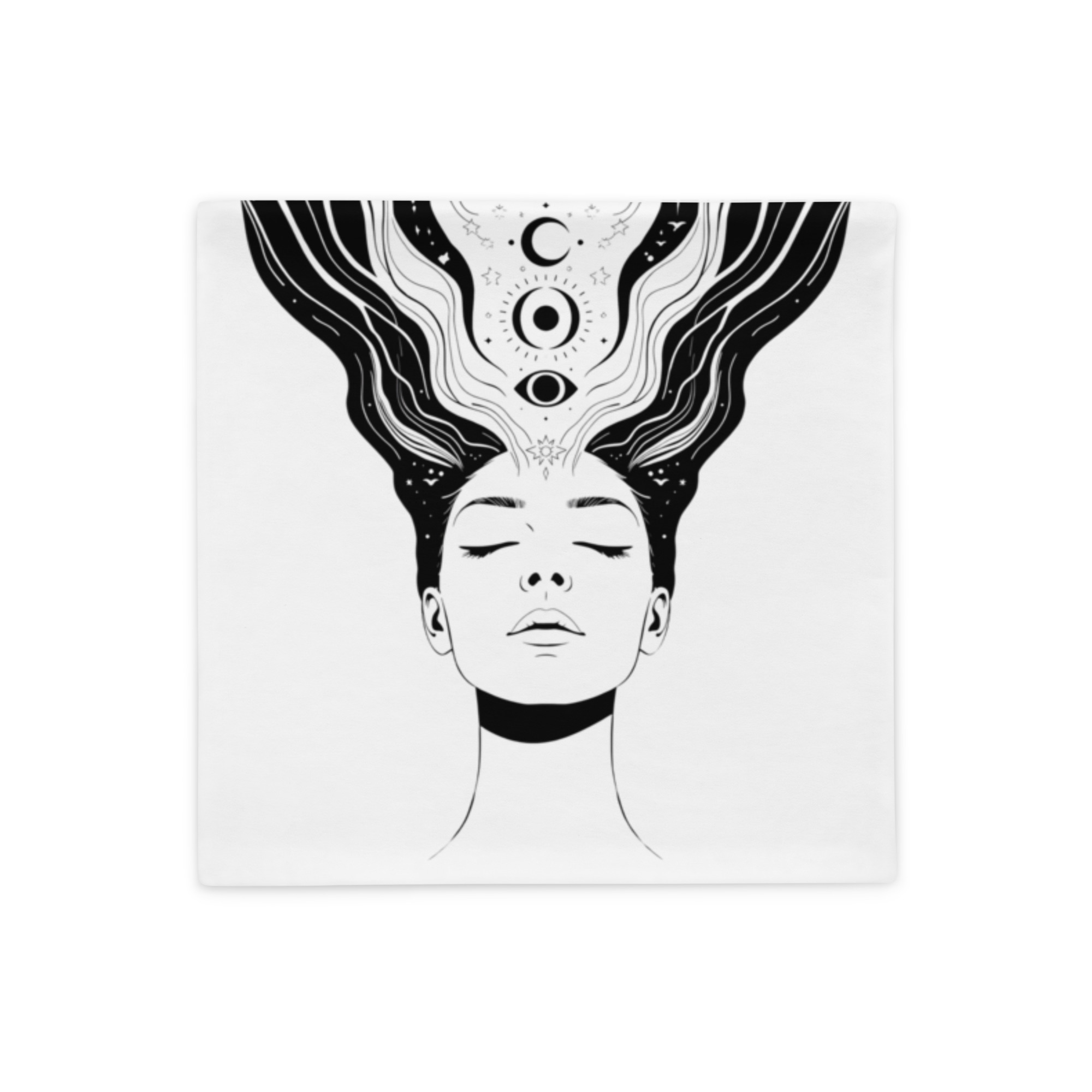 Divine Feminine Pillow Case – My Intuition Speaks Louder Than Noise