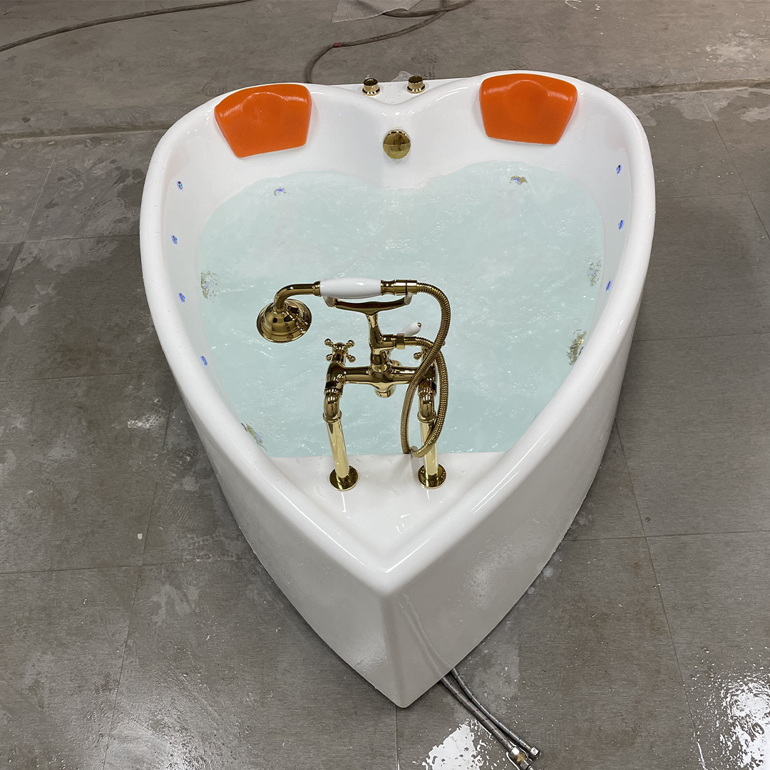 K-8766F white heart shape