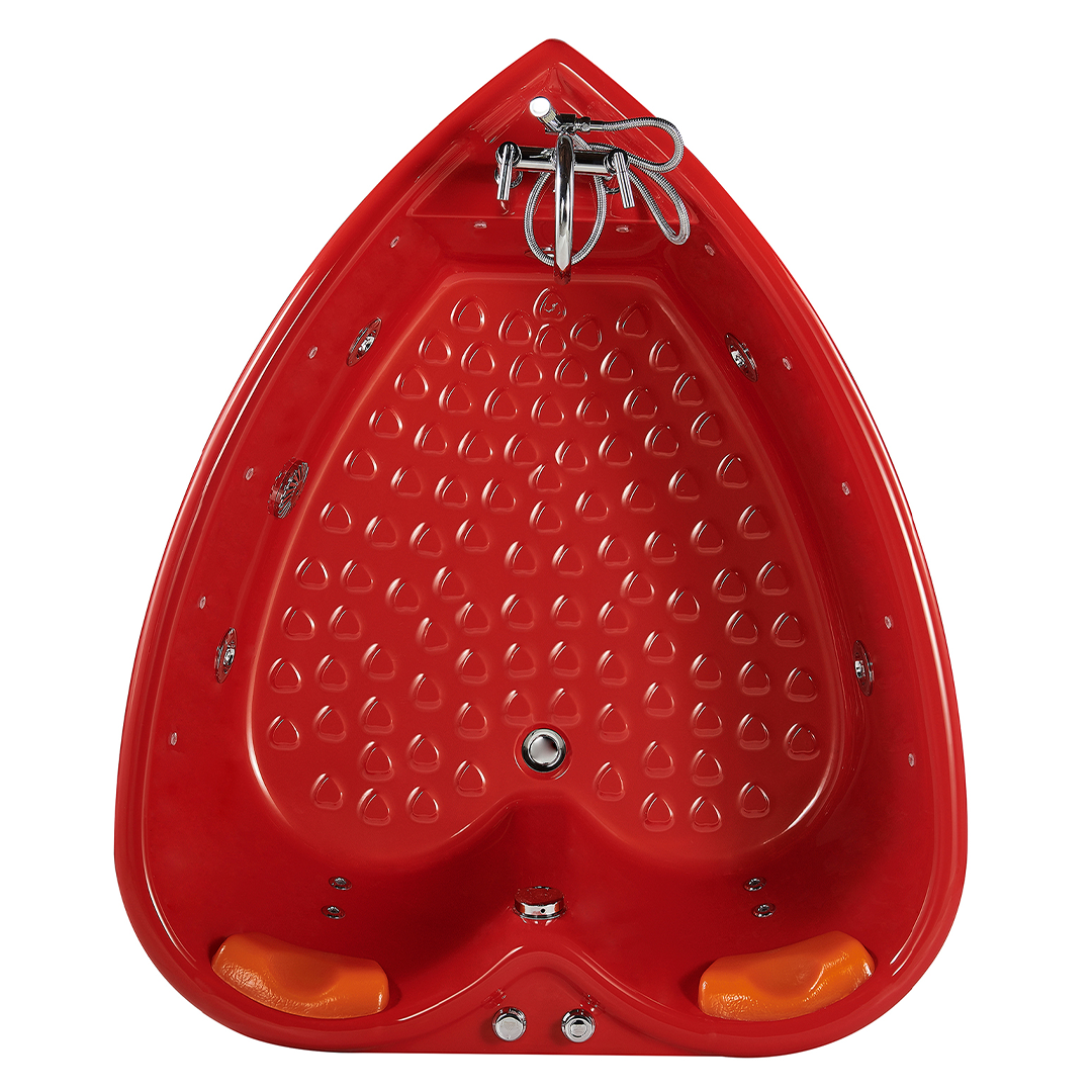 K-8766F red heart shape