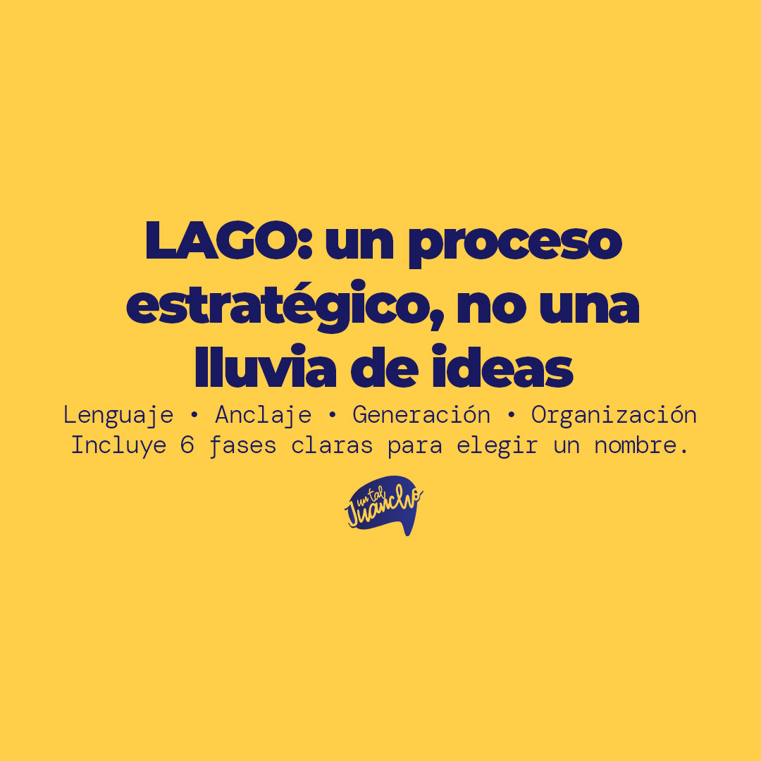 Taller de Naming: LAGO