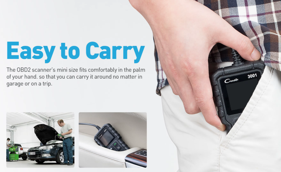 Scanner Básico OBD2 Launch Creader CR3001