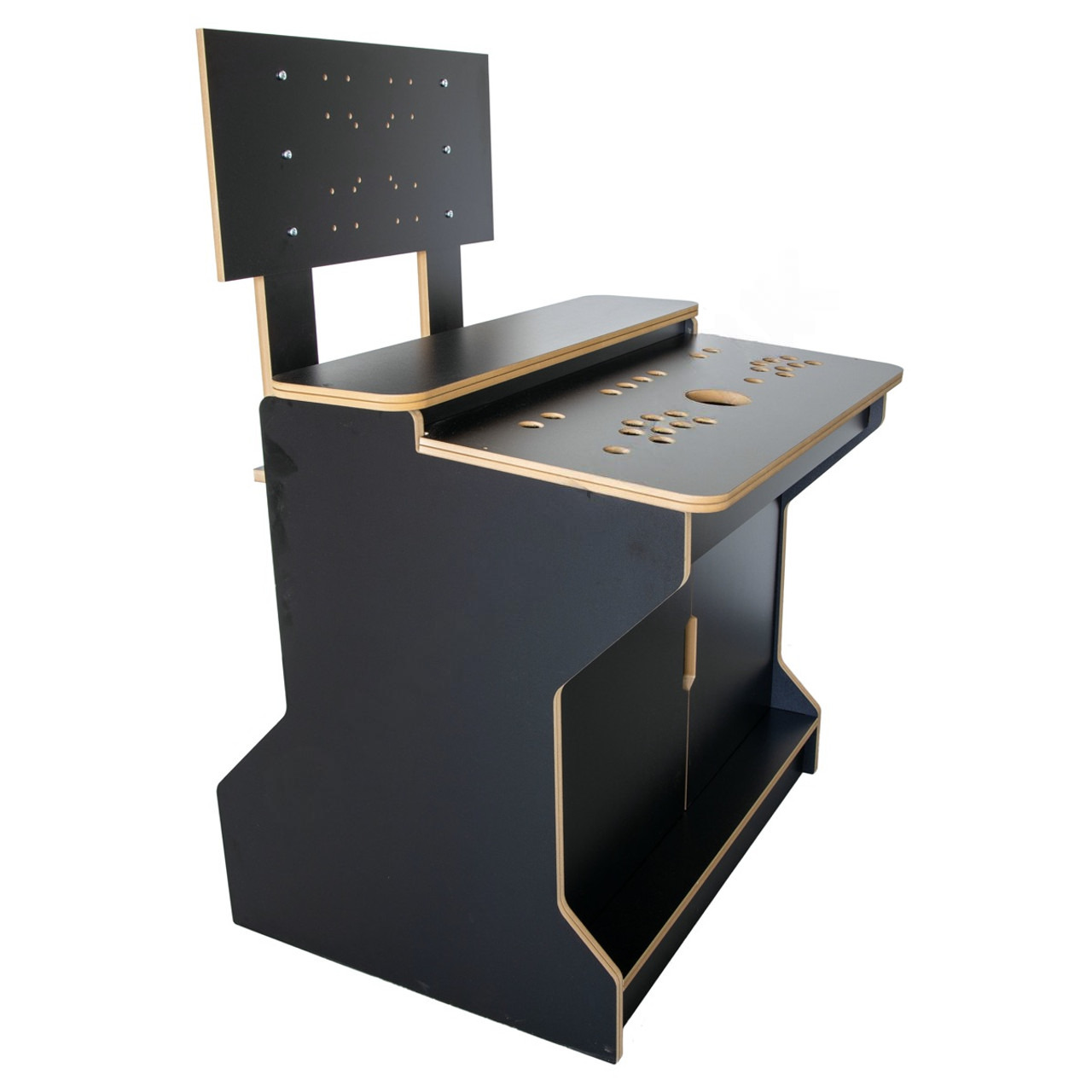 Sit Down 2 Player Arcade Cabinet Kit – Black Flat Pack