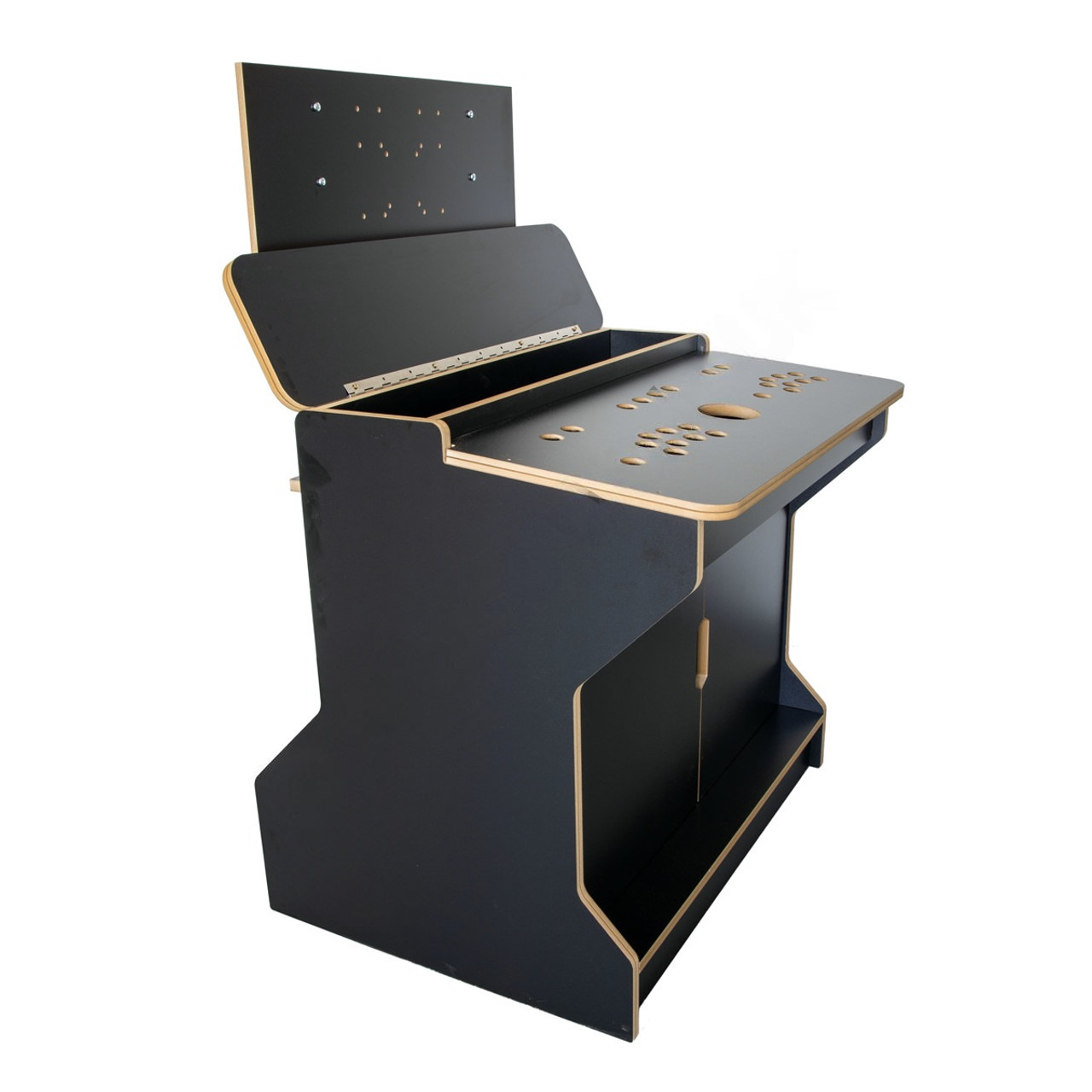 Sit Down 2 Player Arcade Cabinet Kit – Black Flat Pack